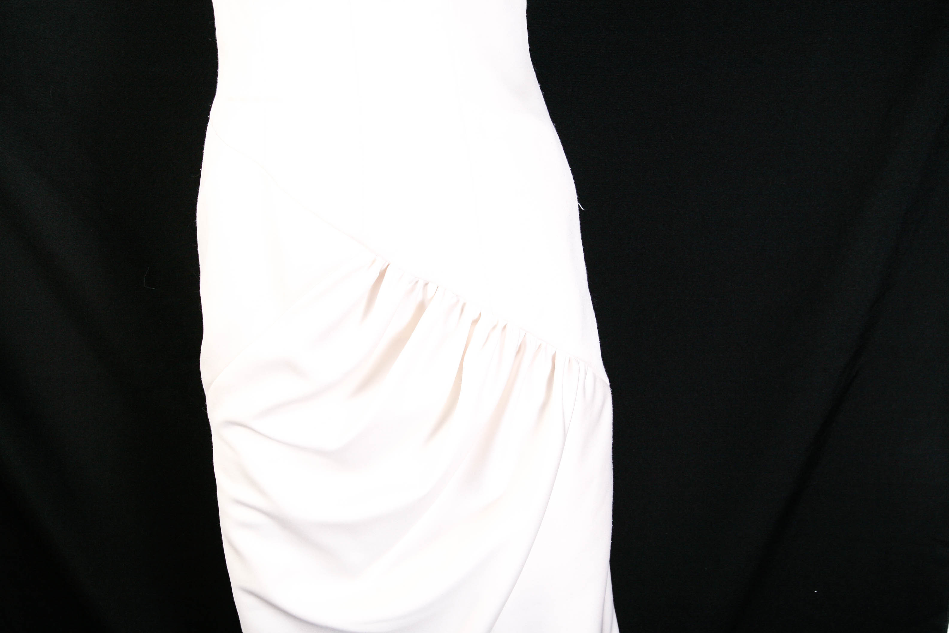 Vintage Victor Costa Gown with Fur Collar