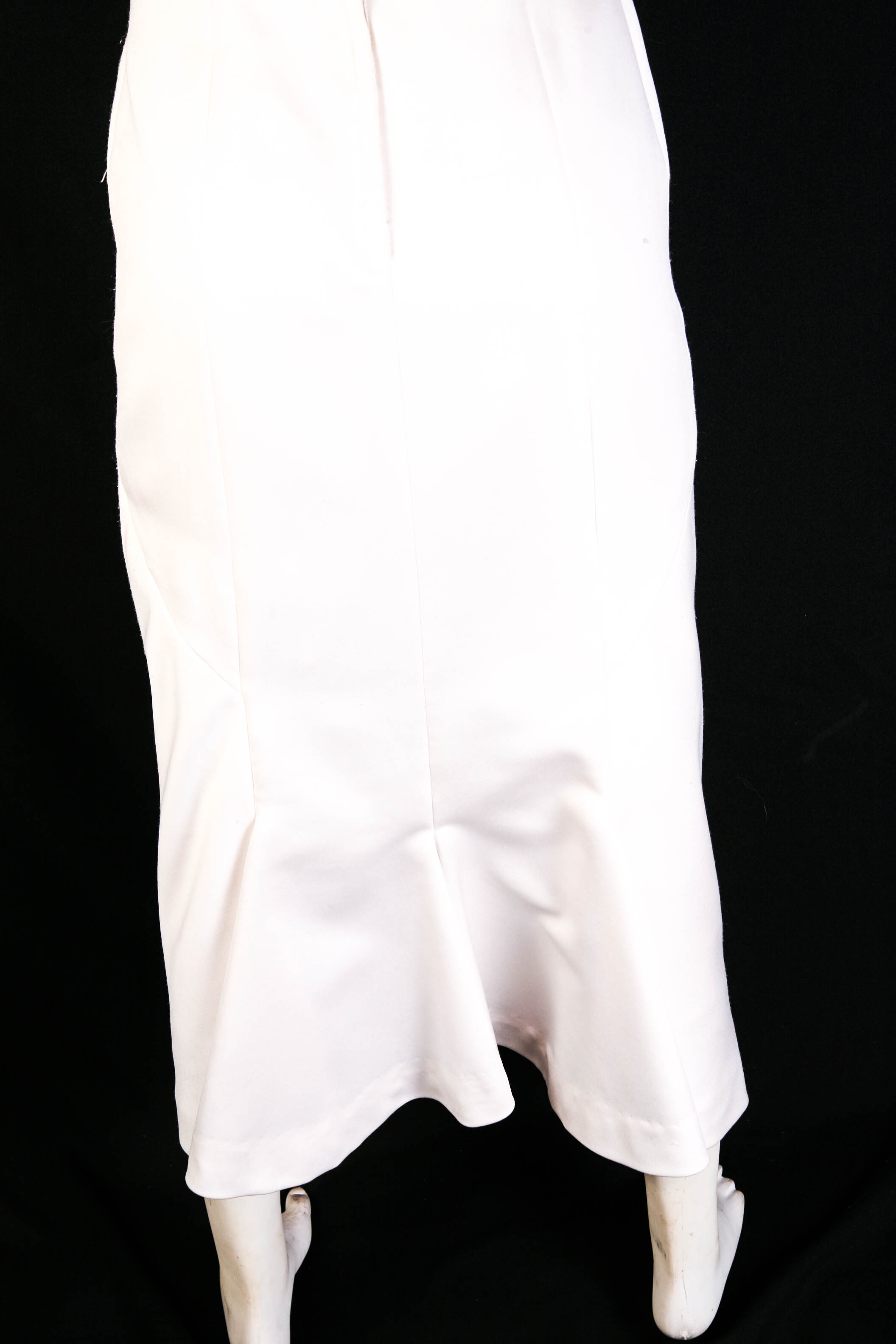 Vintage Victor Costa Gown with Fur Collar