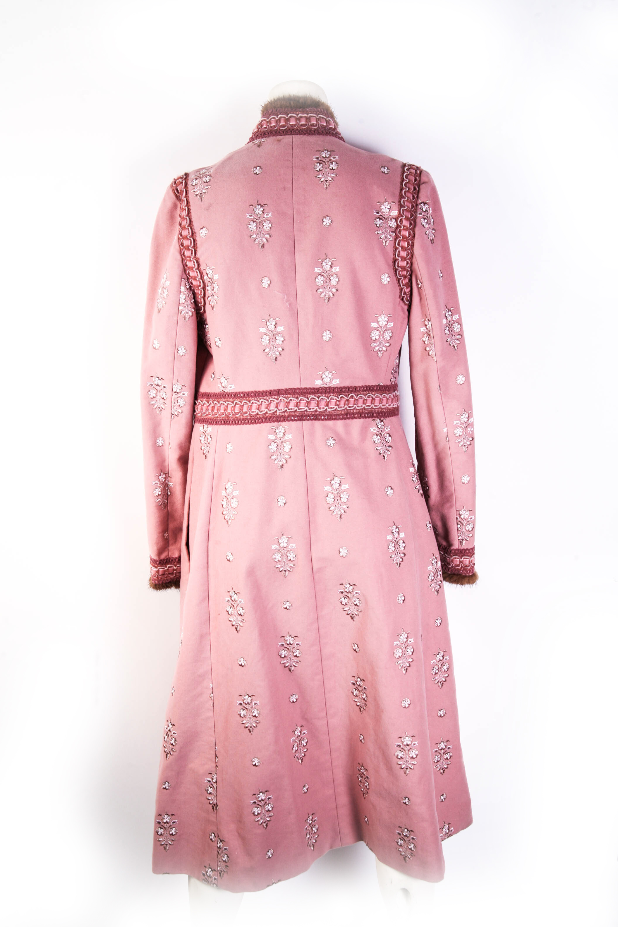 Andrew GN Coat with Mink Trim