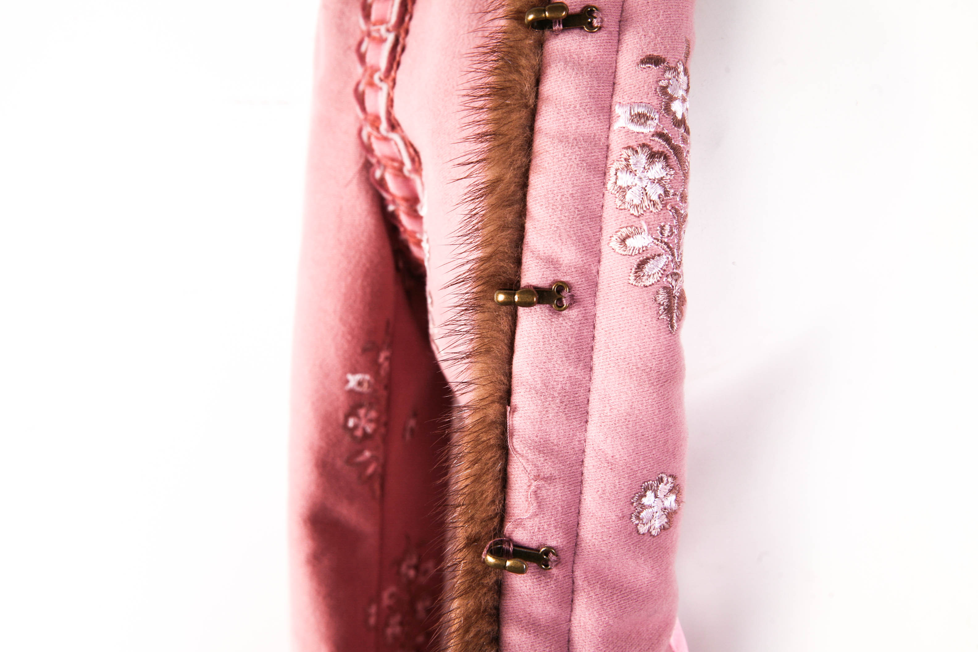 Andrew GN Coat with Mink Trim