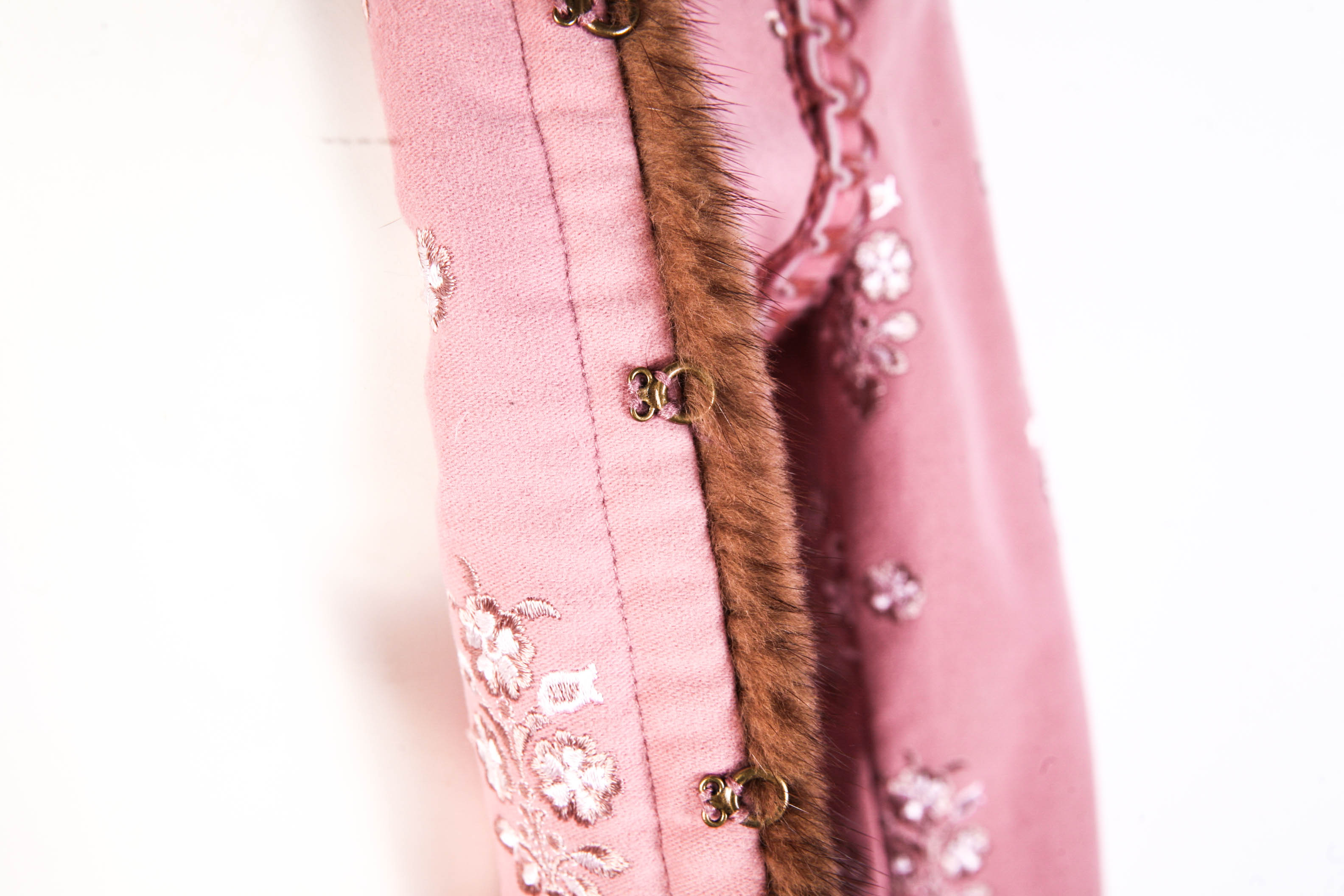 Andrew GN Coat with Mink Trim