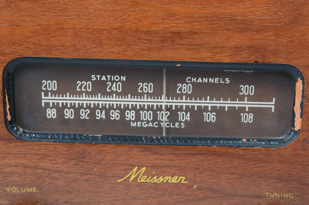Wood Case Meissner Radio