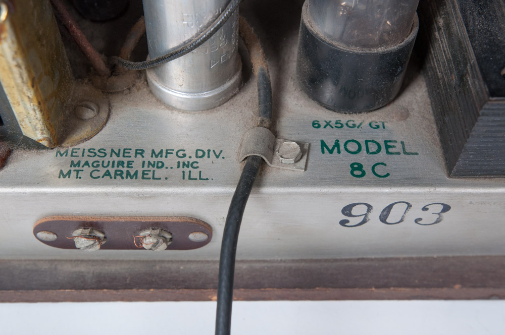 Wood Case Meissner Radio