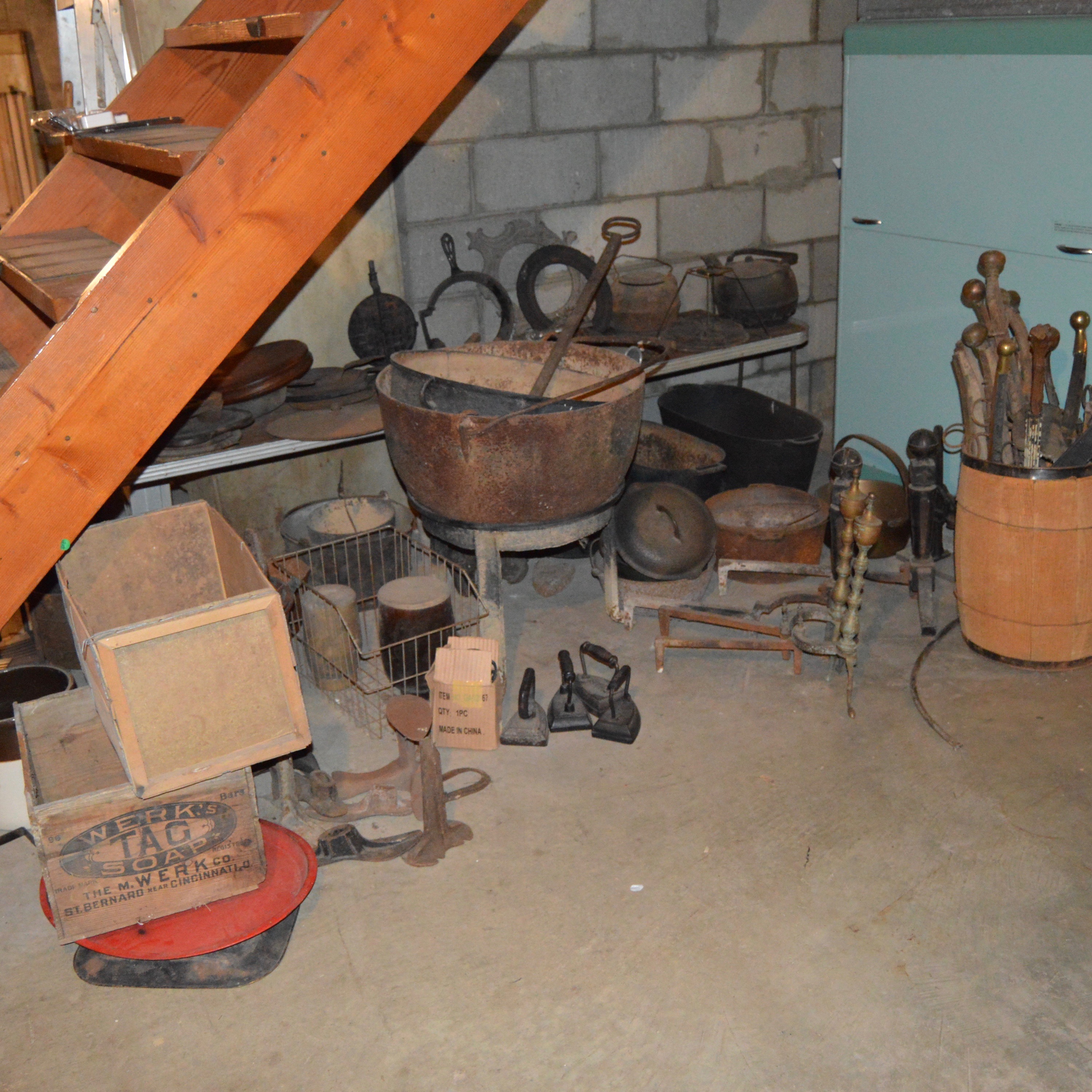 Large Antiques and Primitives Grouping