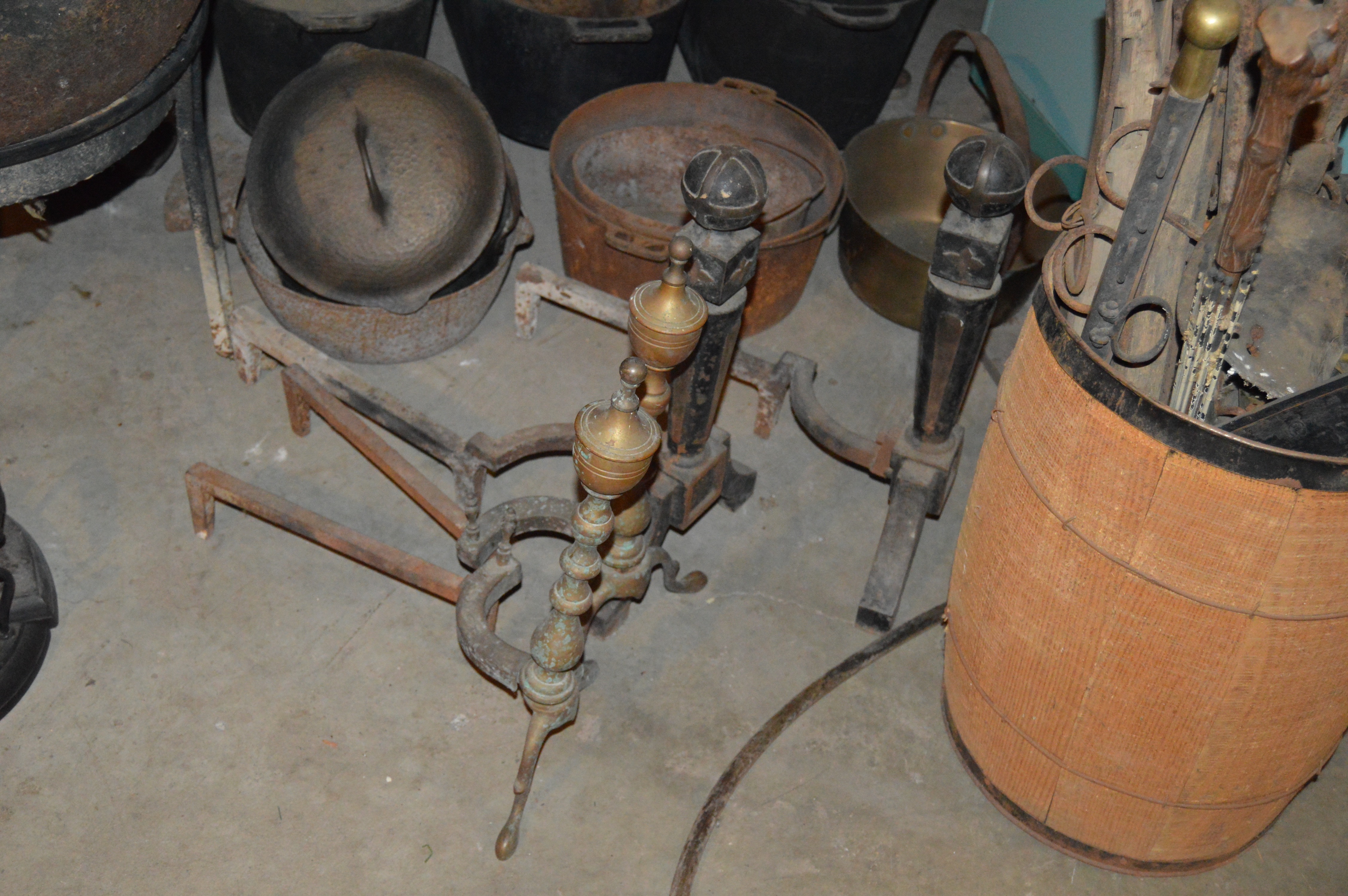 Large Antiques and Primitives Grouping