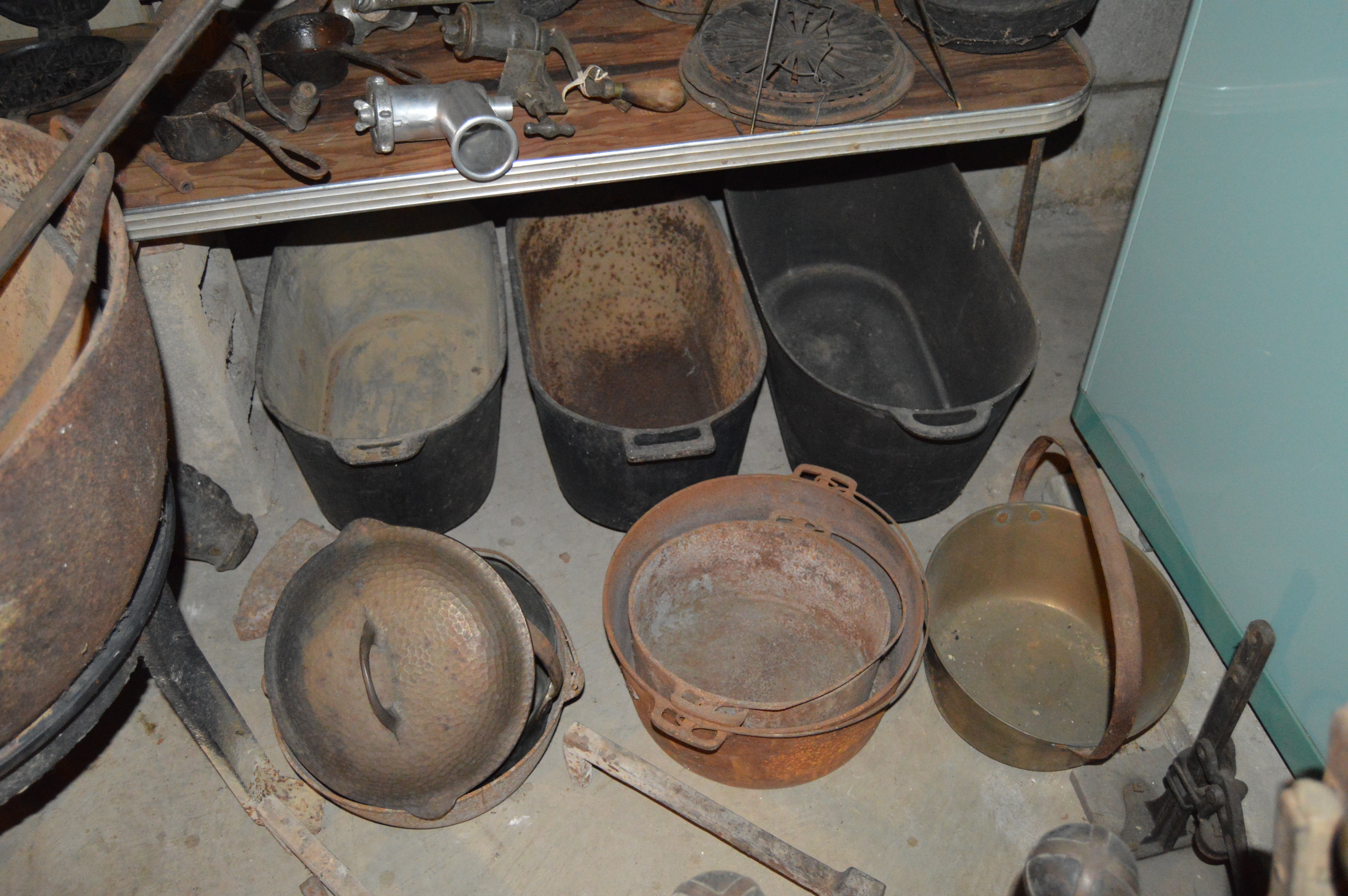 Large Antiques and Primitives Grouping