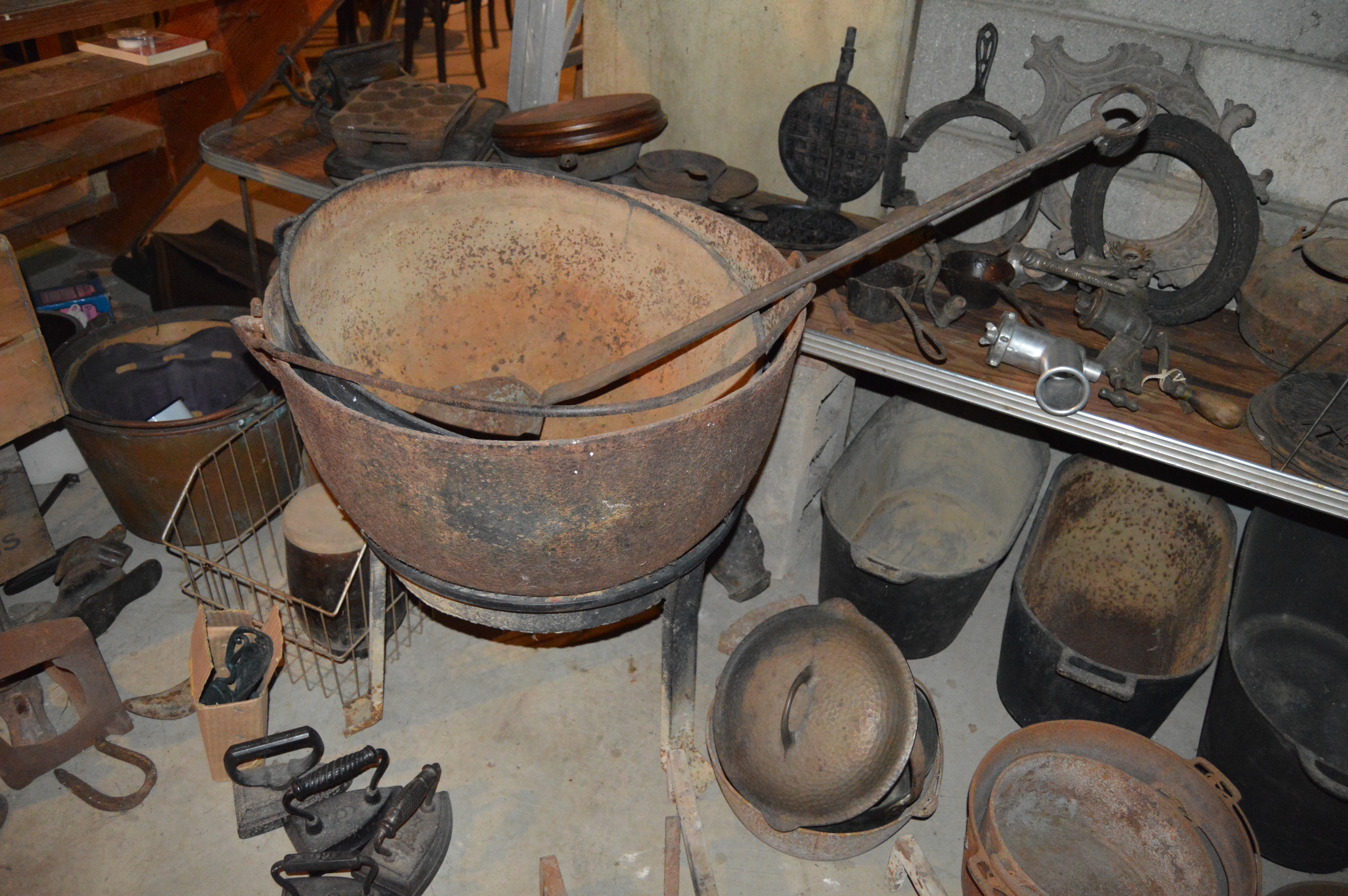 Large Antiques and Primitives Grouping