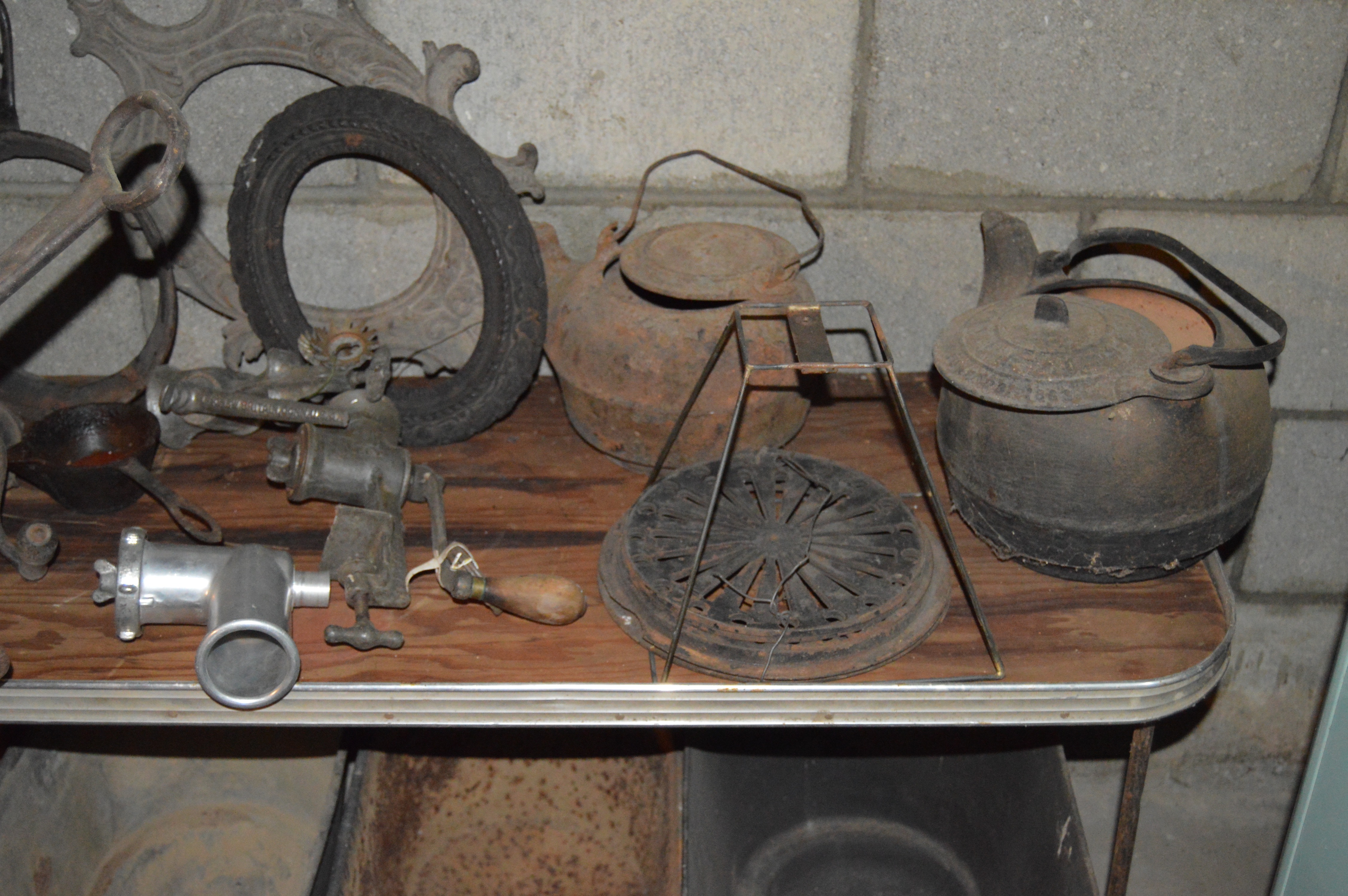 Large Antiques and Primitives Grouping