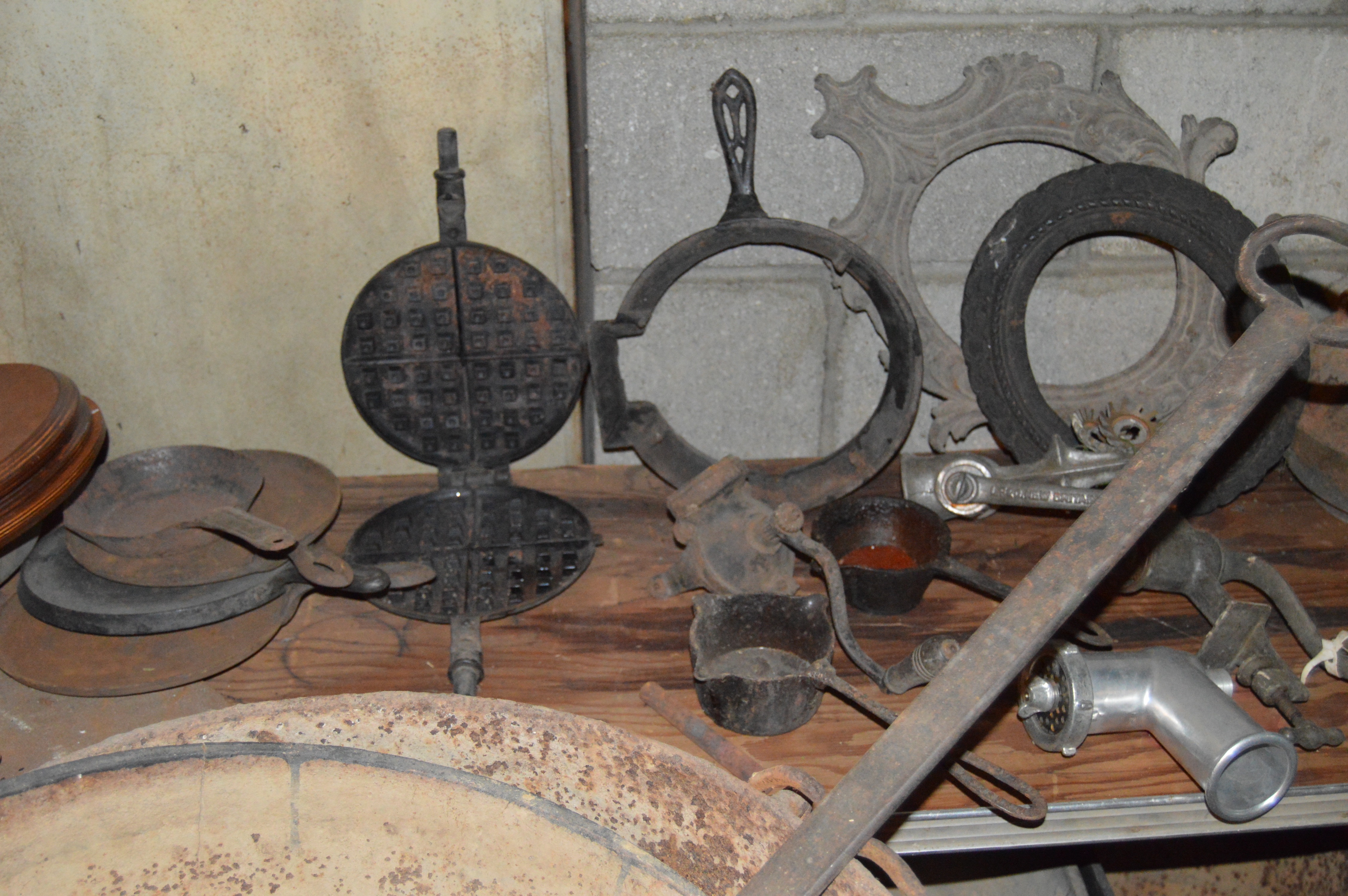 Large Antiques and Primitives Grouping