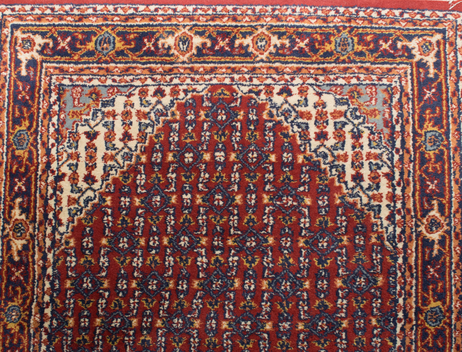 Indian Hand Woven Wool Bidjar Area Rug