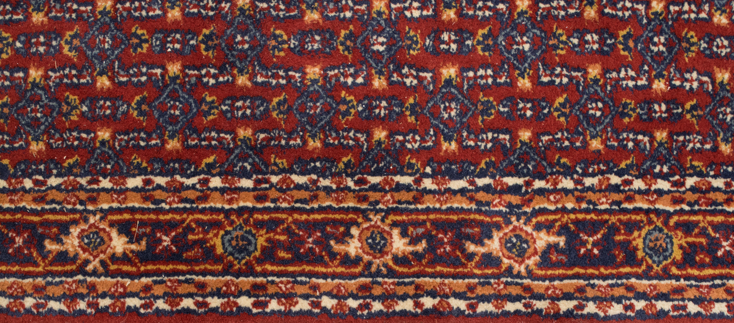 Indian Hand Woven Wool Bidjar Area Rug
