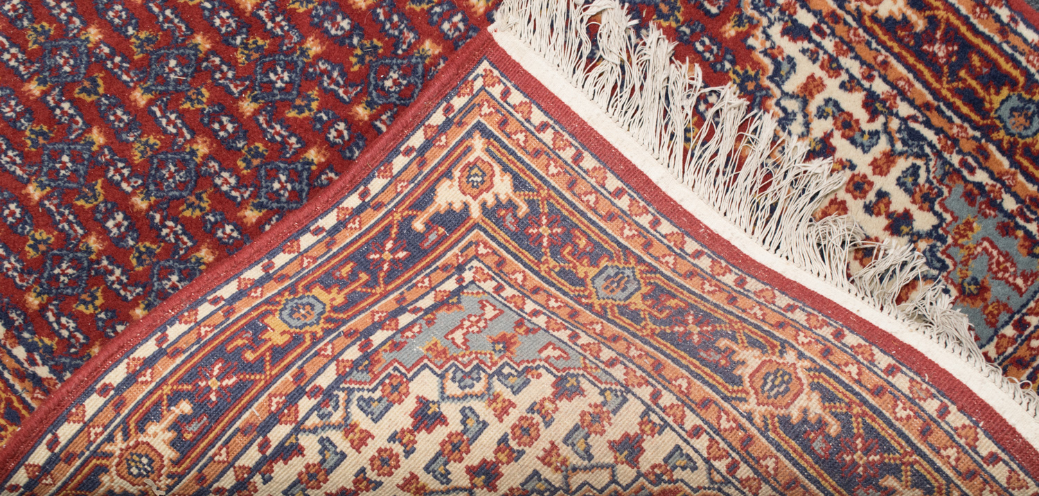 Indian Hand Woven Wool Bidjar Area Rug
