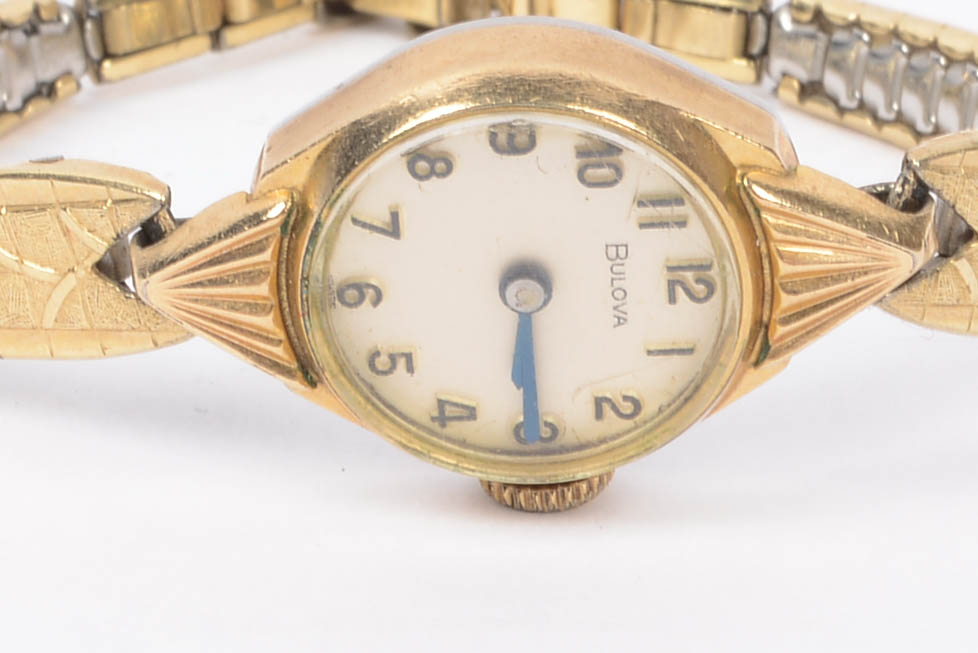 10K Gold Bulova Watch