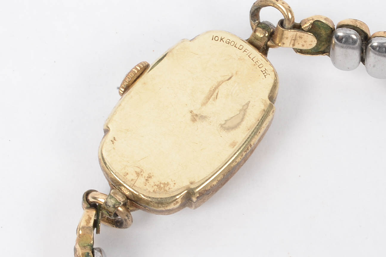 10K Gold Filled Antique Elgin Women's Watch