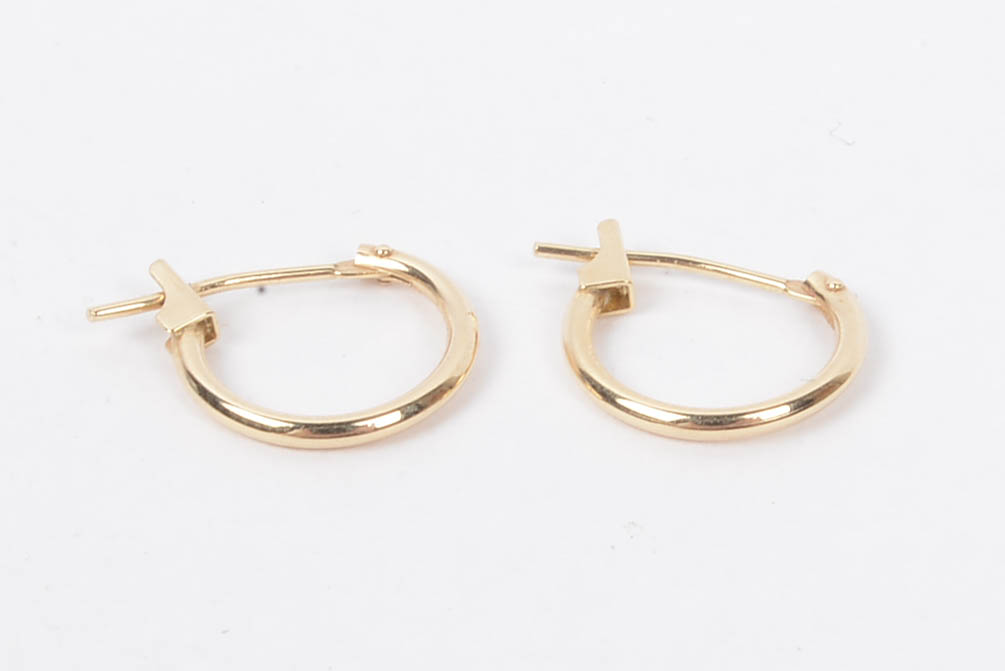 14K Gold Hoop Earrings