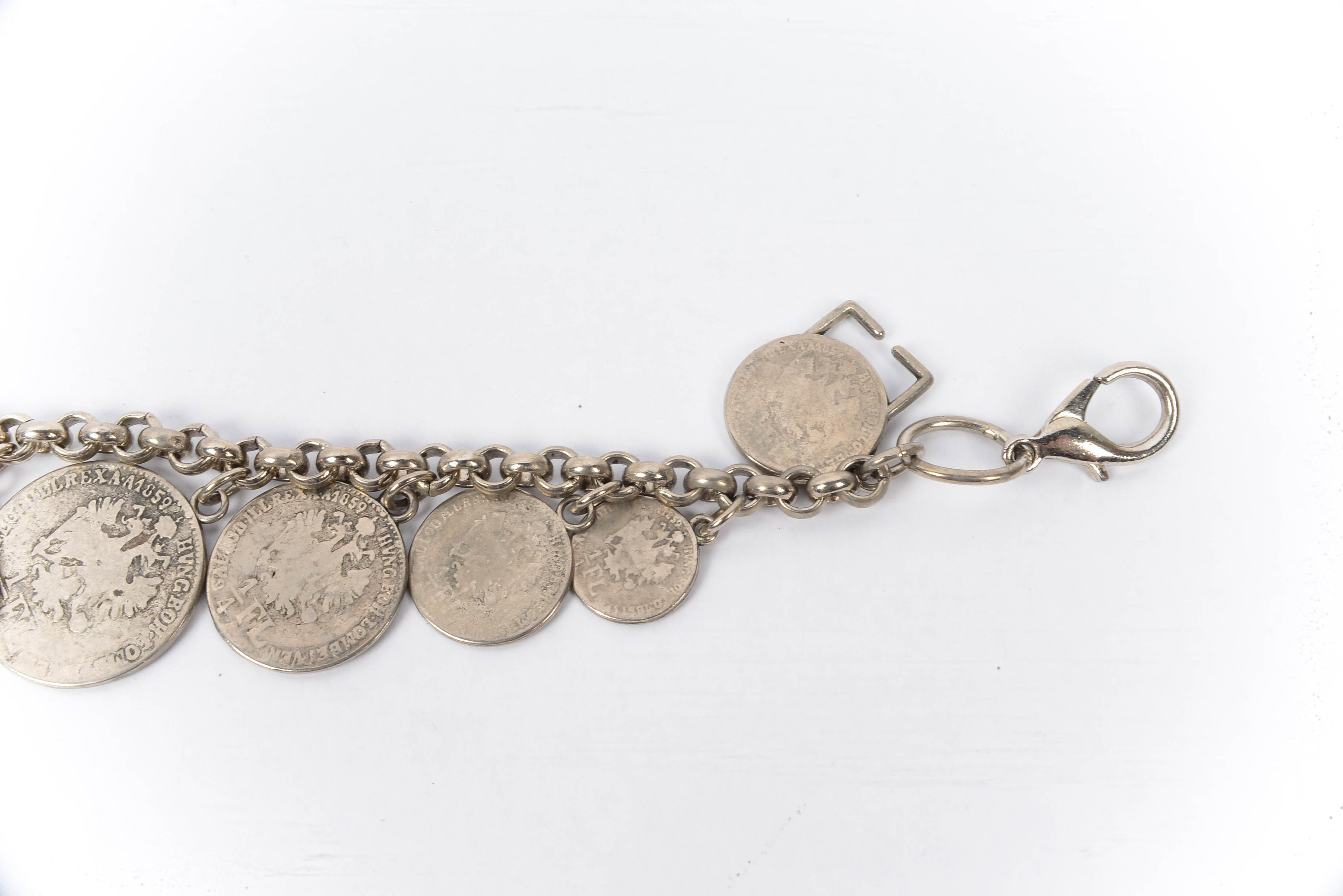Charm Bracelet with Austrian Coins