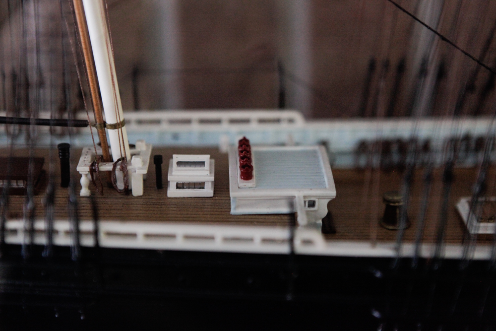 Flying Cloud Model Ship in Vitrine