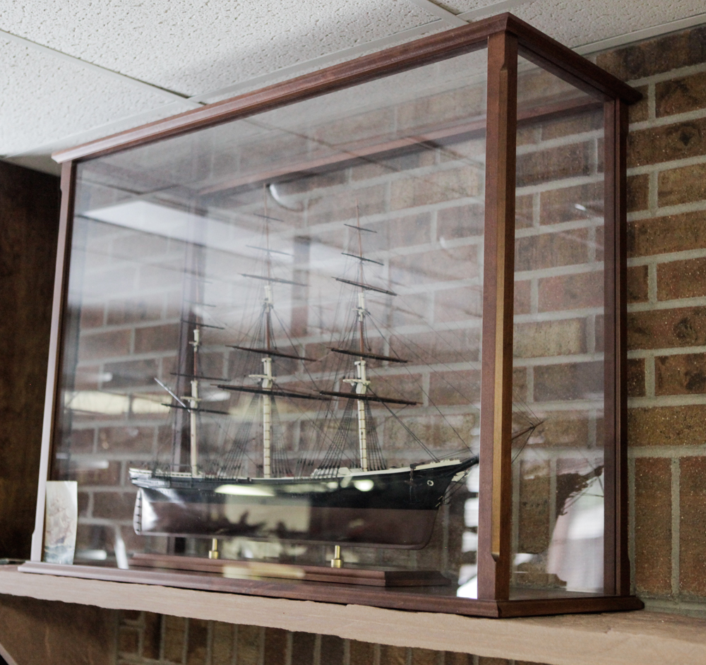 Flying Cloud Model Ship in Vitrine