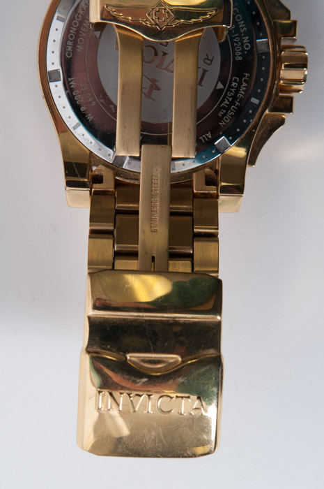 Invicta Reserve Men's Gold Plated Stainless Steel Watch