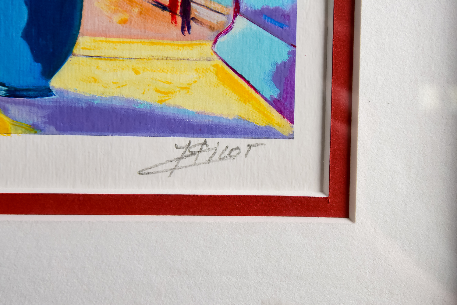 "Fenetre sur les Quais et Paris" Seriolithograph by Jean-Claude Picot 5/80