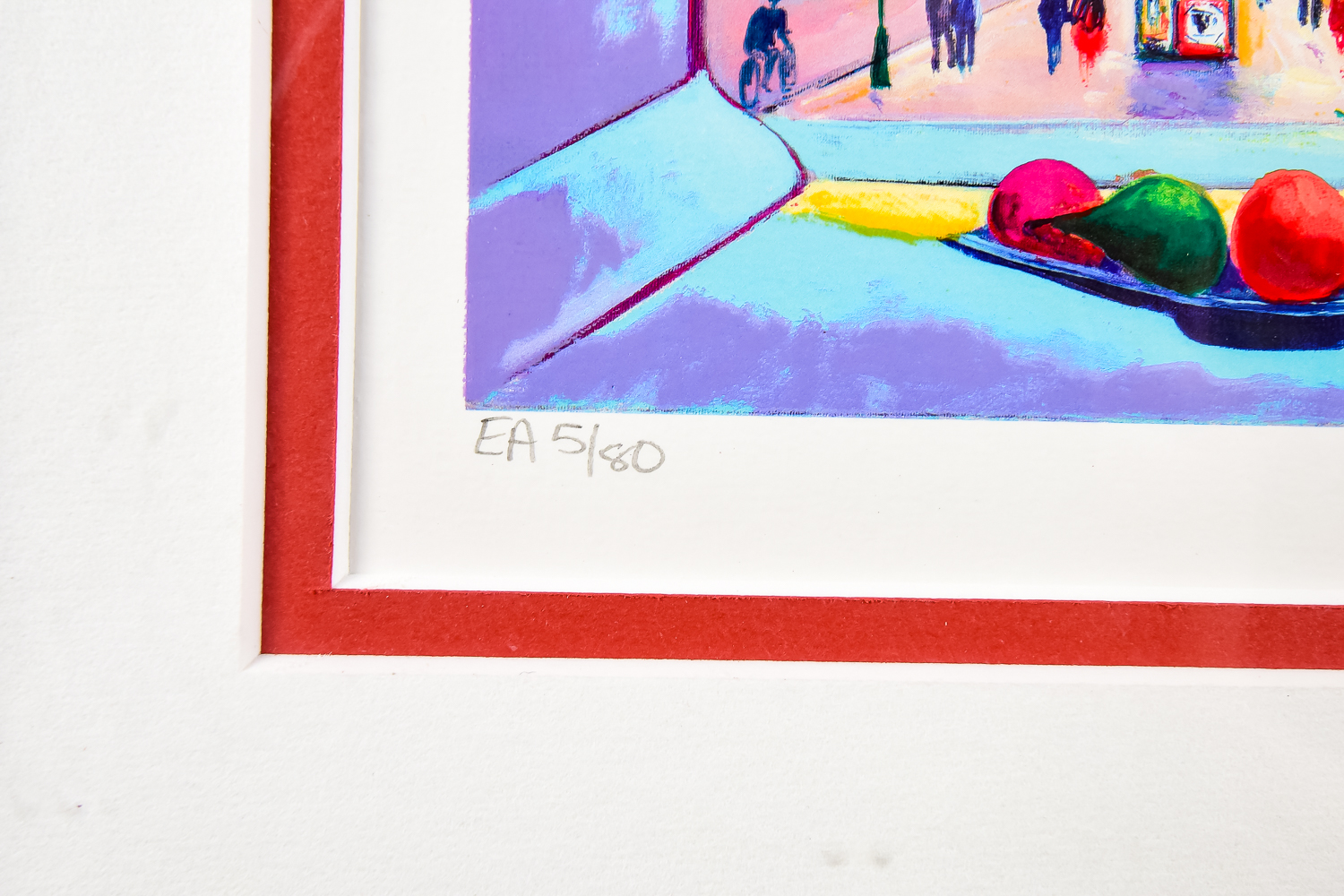 "Fenetre sur les Quais et Paris" Seriolithograph by Jean-Claude Picot 5/80