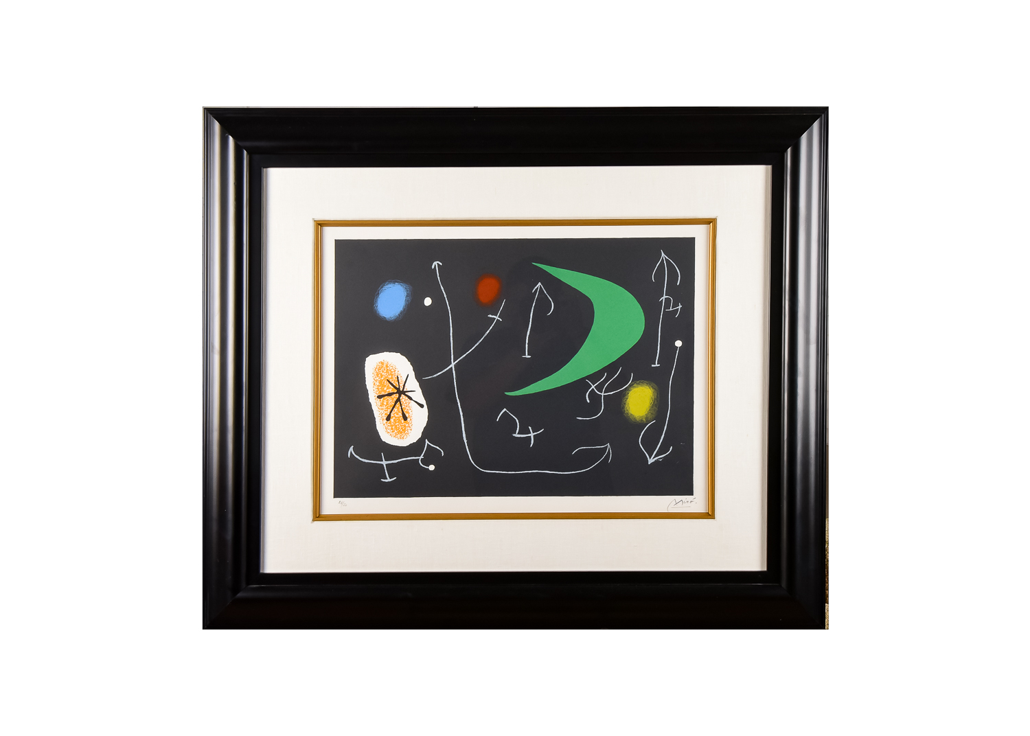 Joan Miro "Le Lezard aux Plumes d' Or: Plate XII" Lithograph