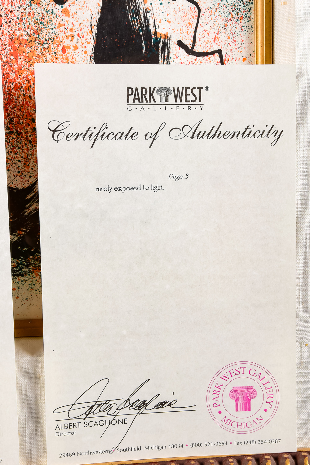 "The Seers V" after Joan Miro Lithograph