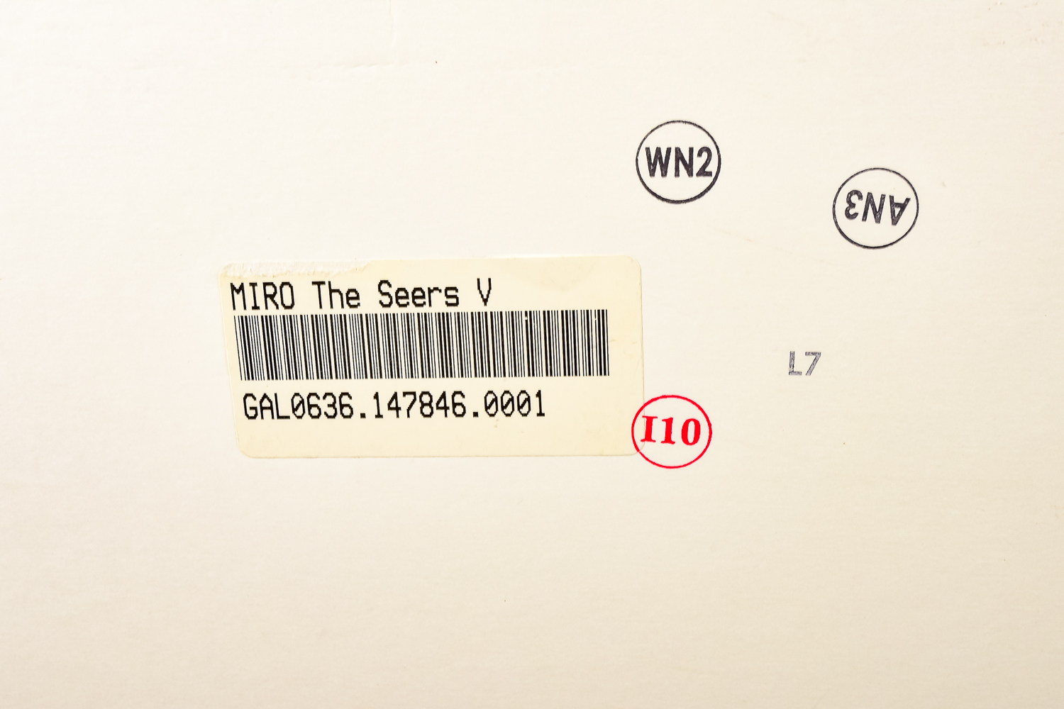 "The Seers V" after Joan Miro Lithograph