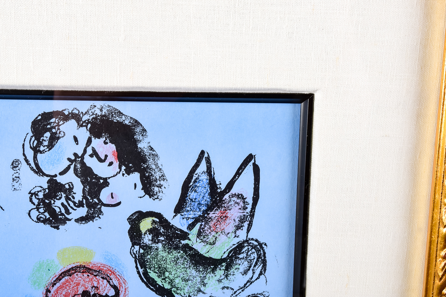 "Nocturne a Vence" Lithograph by Marc Chagall