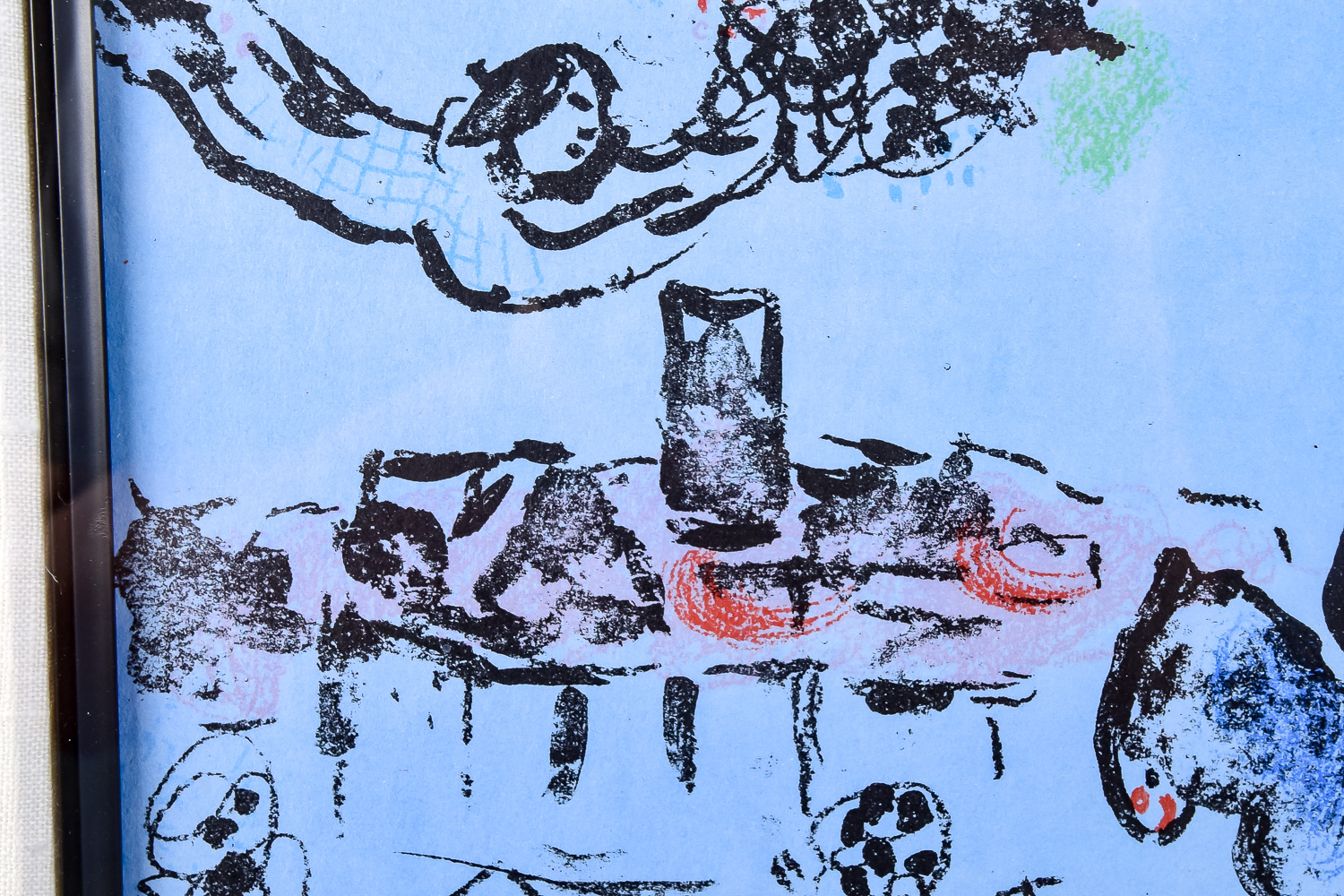 "Nocturne a Vence" Lithograph by Marc Chagall