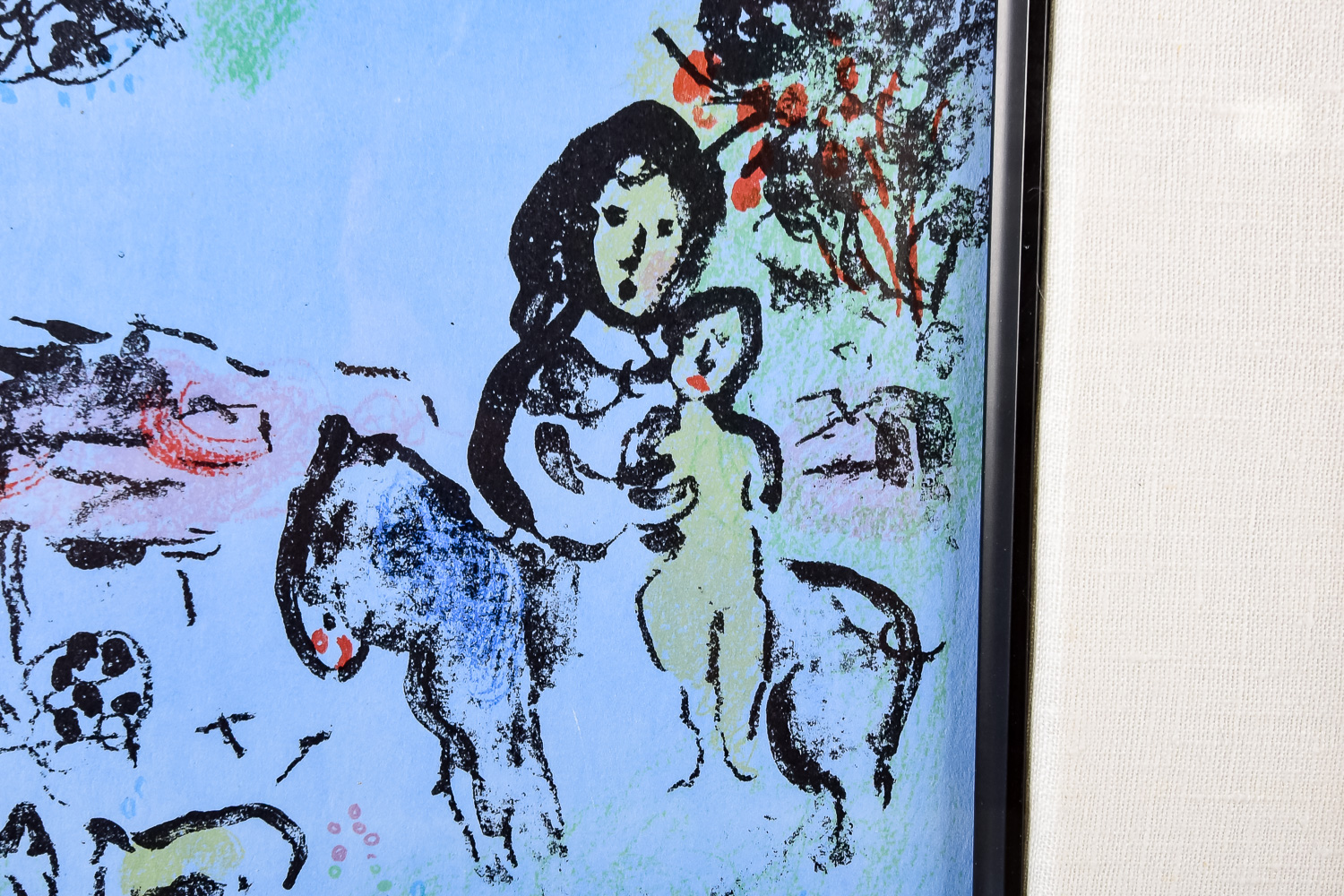 "Nocturne a Vence" Lithograph by Marc Chagall