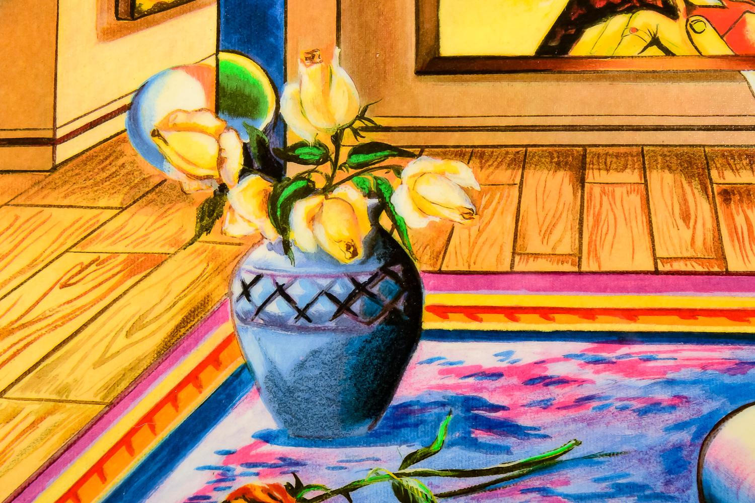 "Homage to Chagall" Serigraph by Alexander Ashatov 285/495