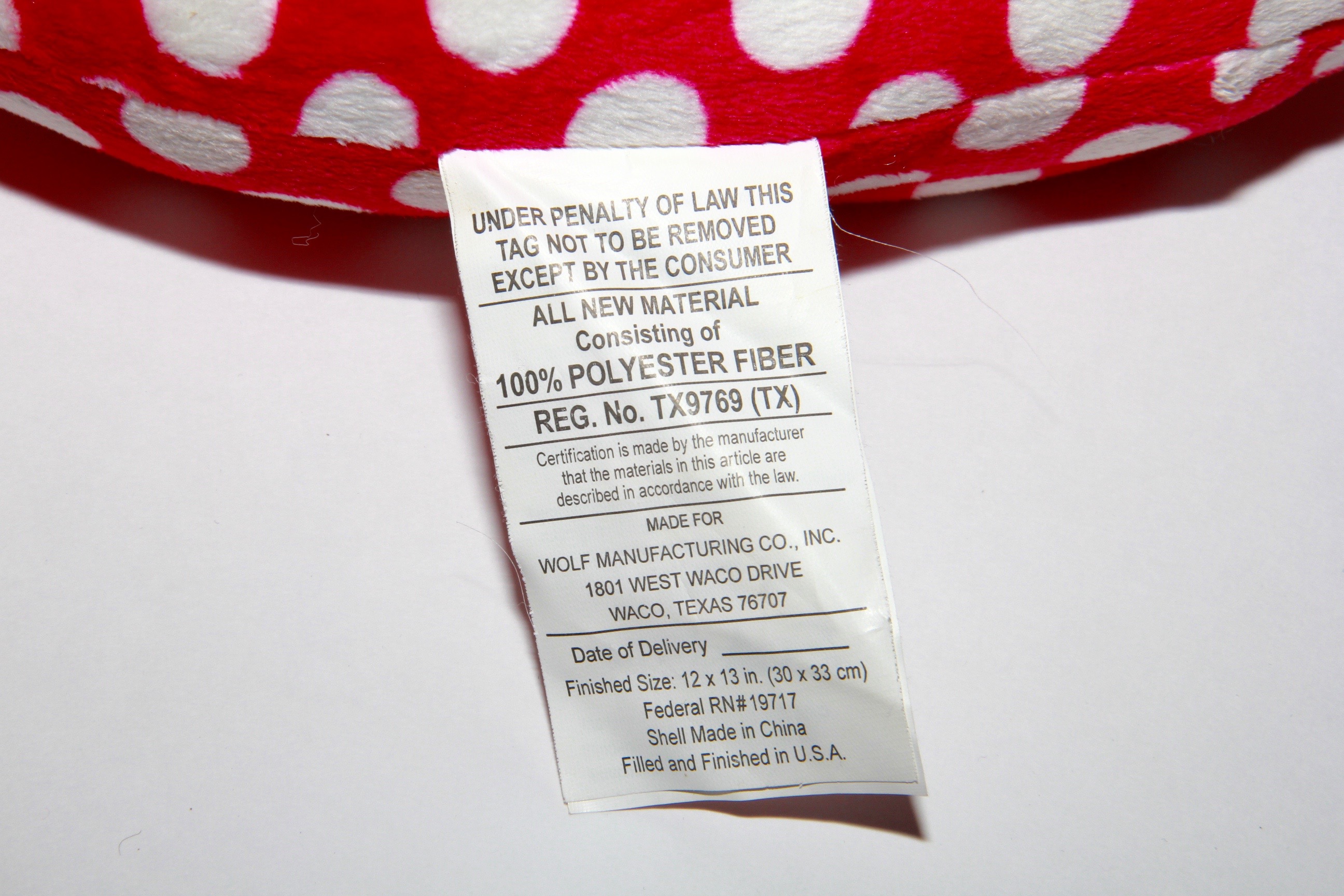 Pink Polka Dot Travel Pillow and Blanket