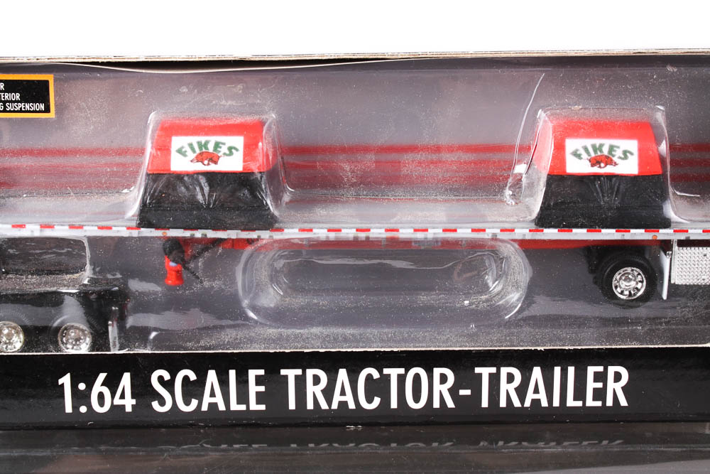 Pair of 1:64 Scale Die-Cast Model Trucks