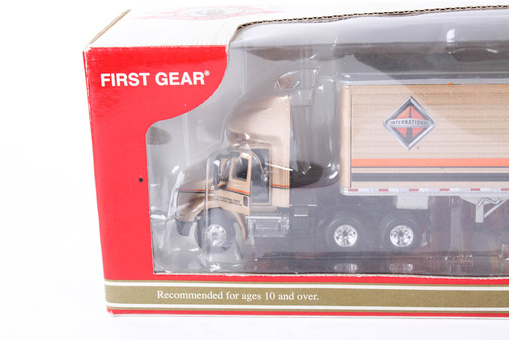 Pair of 1:64 Scale Die-Cast Model Trucks