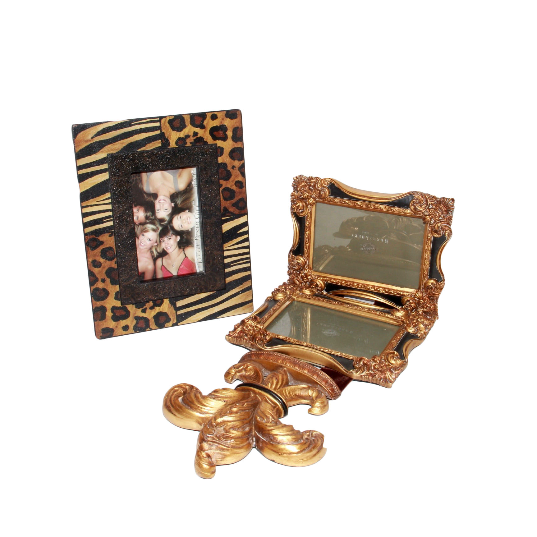 Selection of Gold Embellished and Animal Print Frames