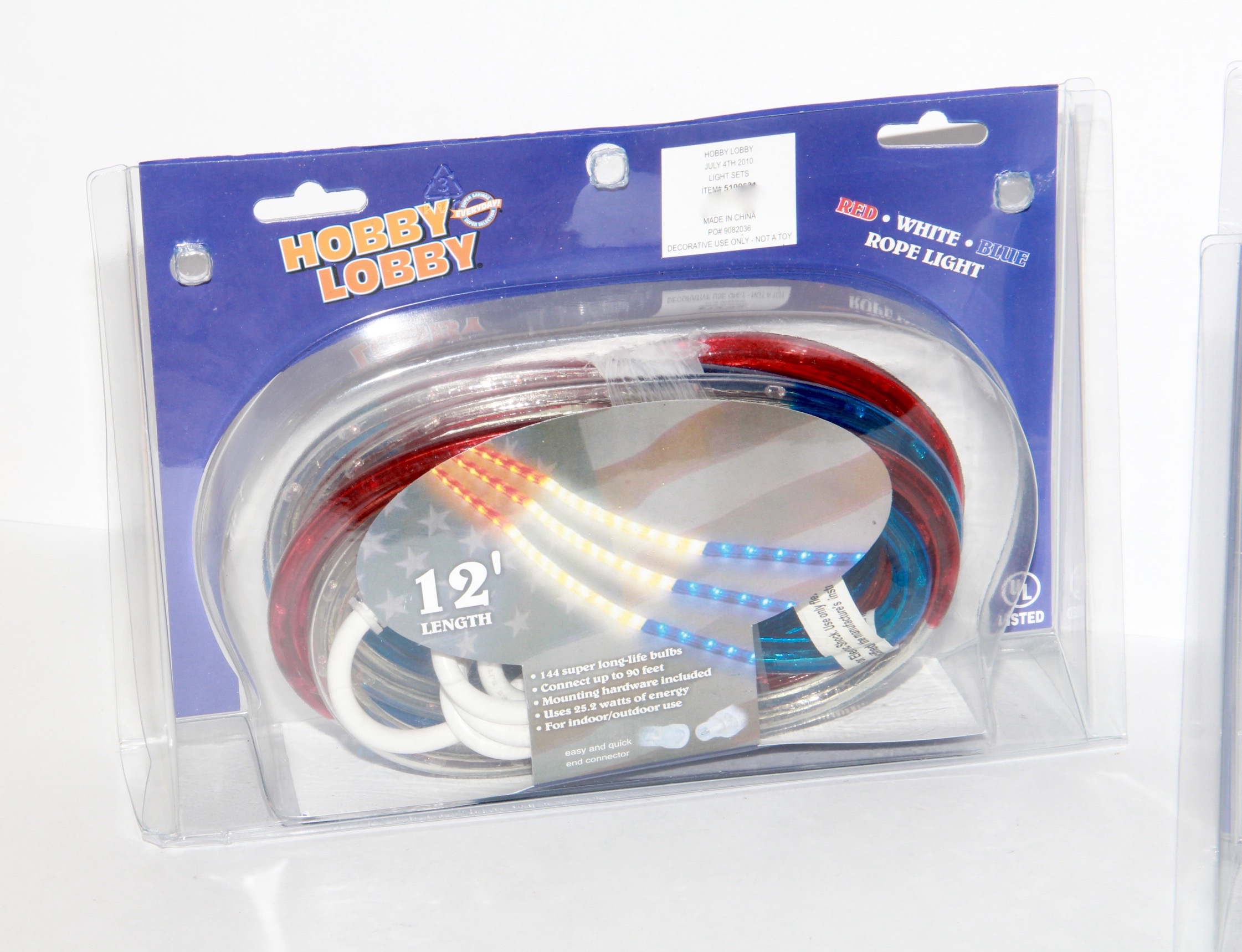 Grouping of Lighted Rope