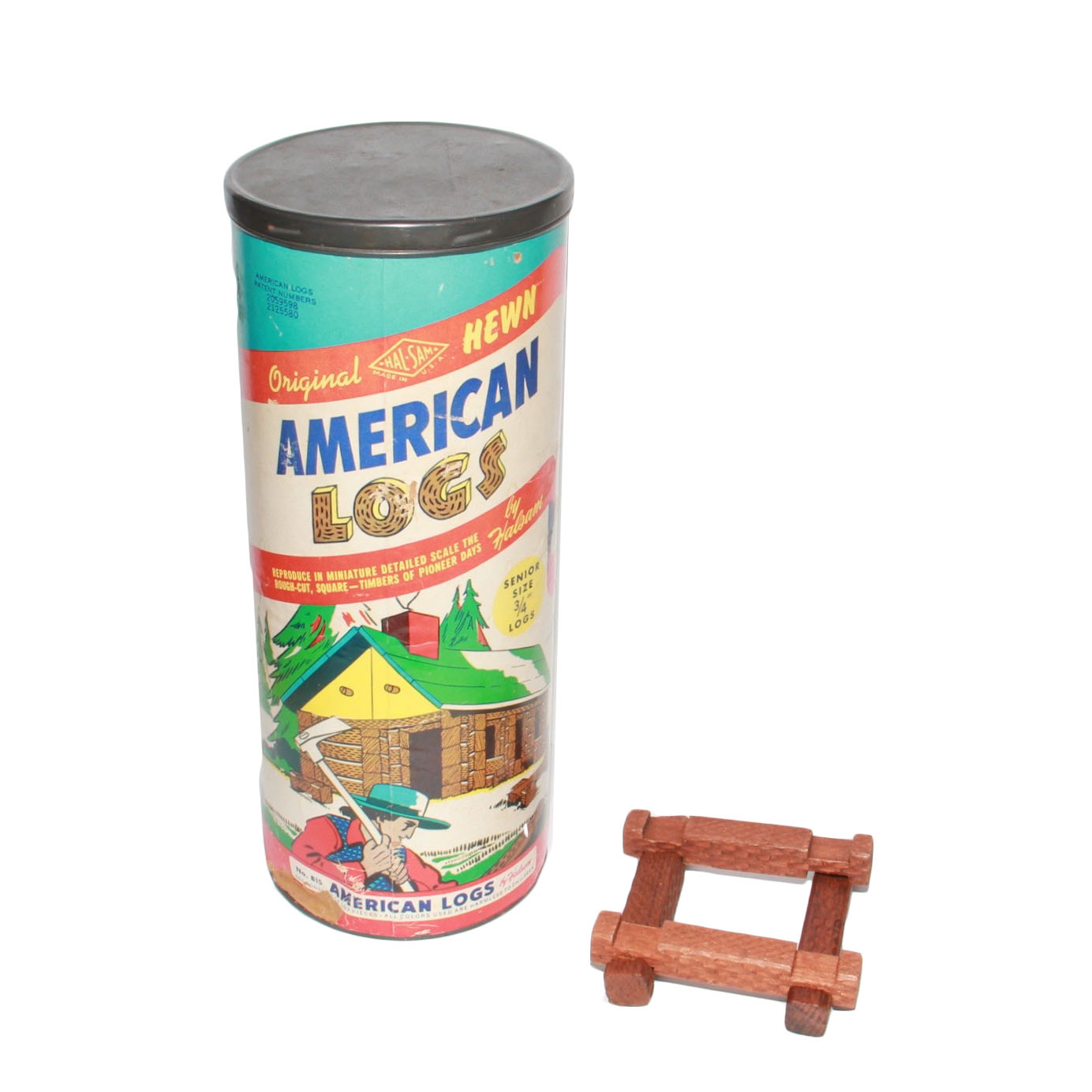 Vintage American Logs Toy
