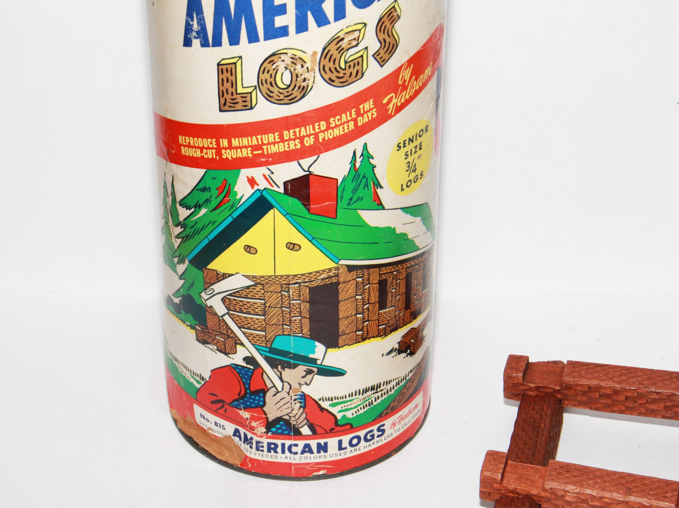 Vintage American Logs Toy