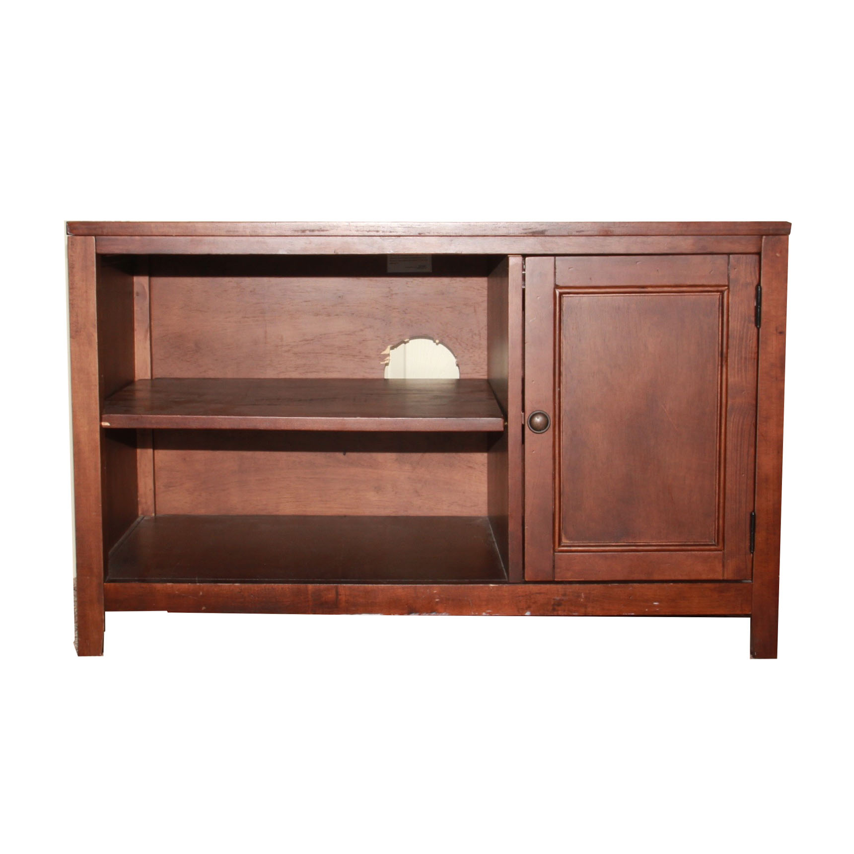 Wood Entertainment Console Stand