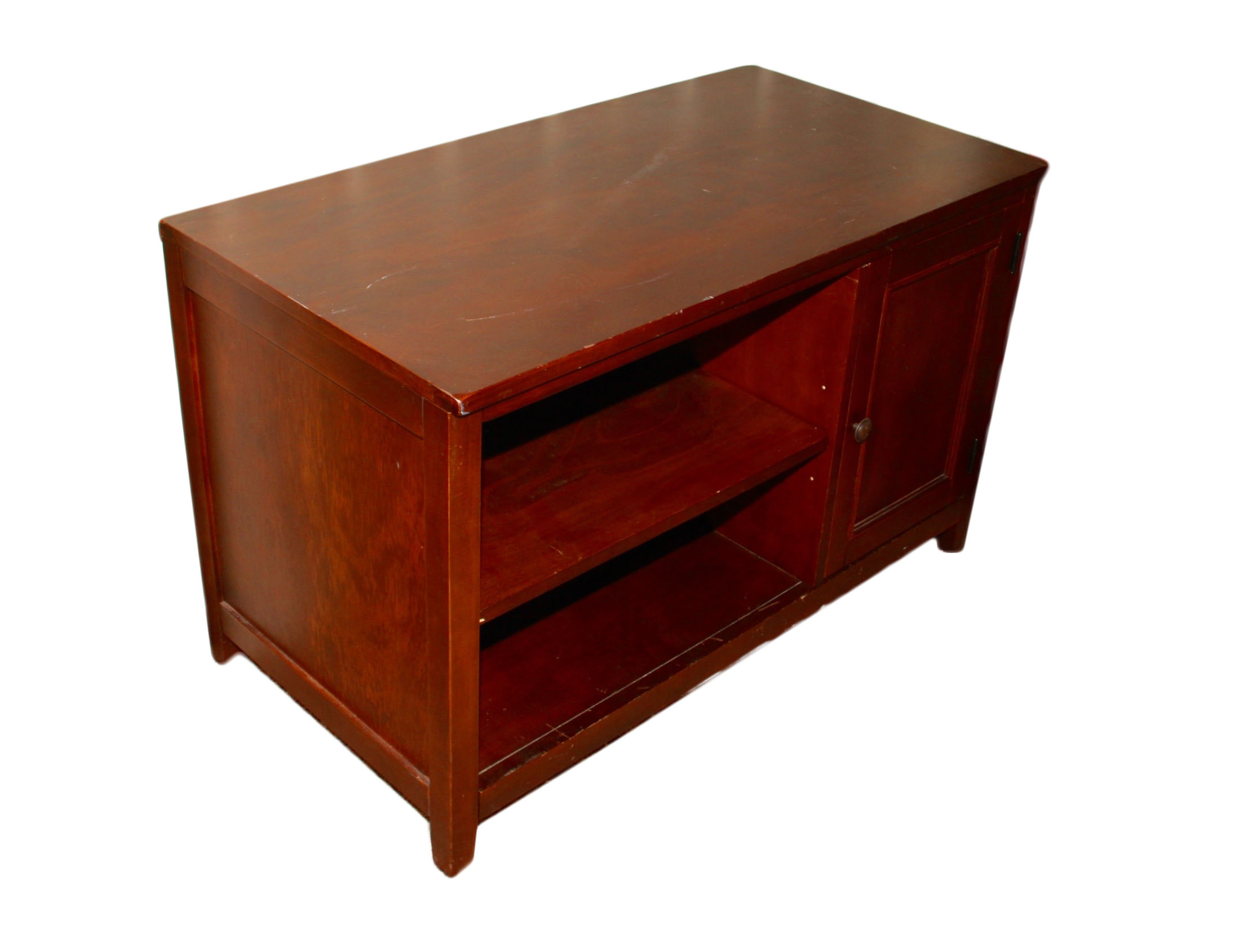 Wood Entertainment Console Stand