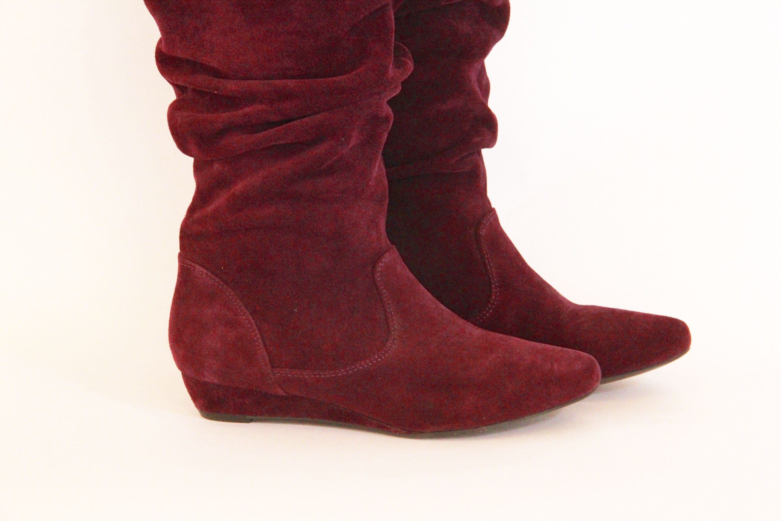 Jessica Simpson Suede Purple Boots