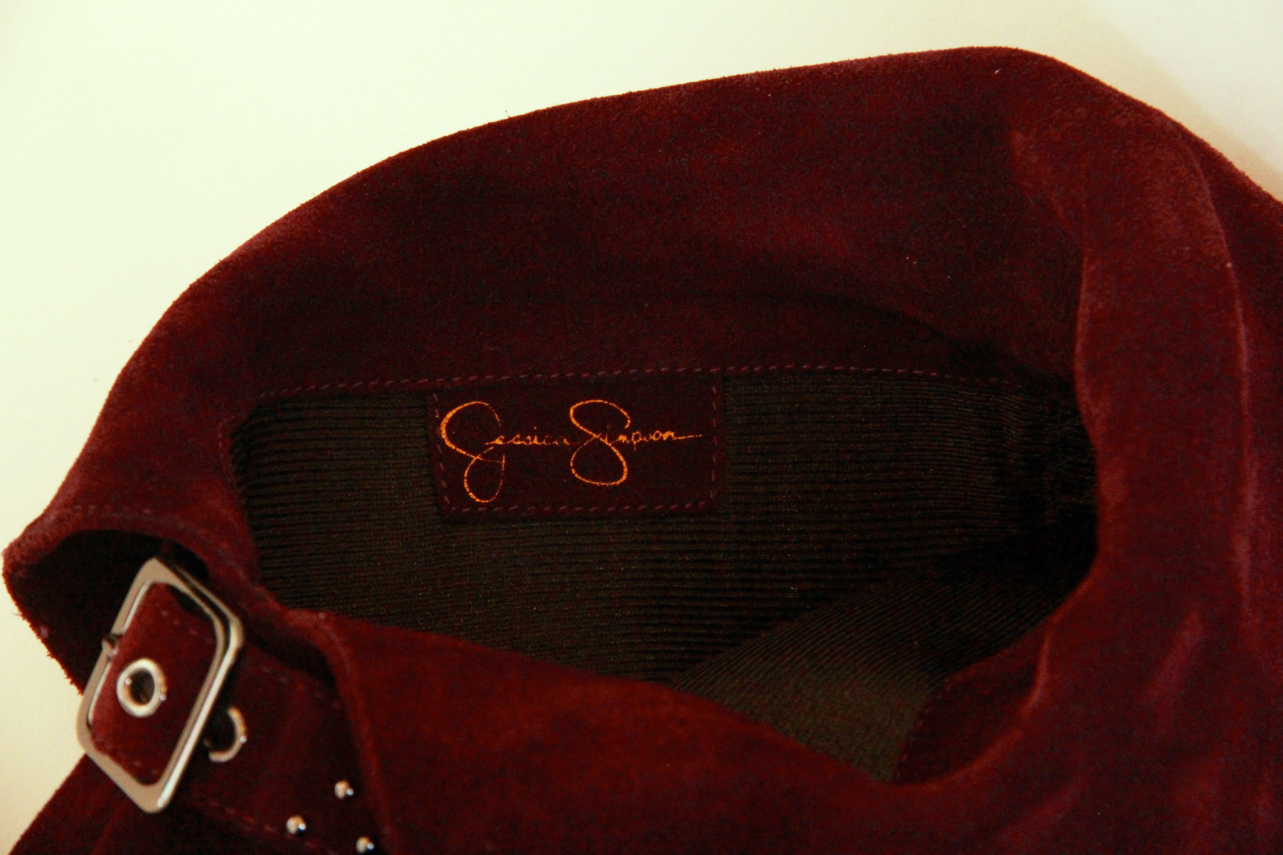 Jessica Simpson Suede Purple Boots