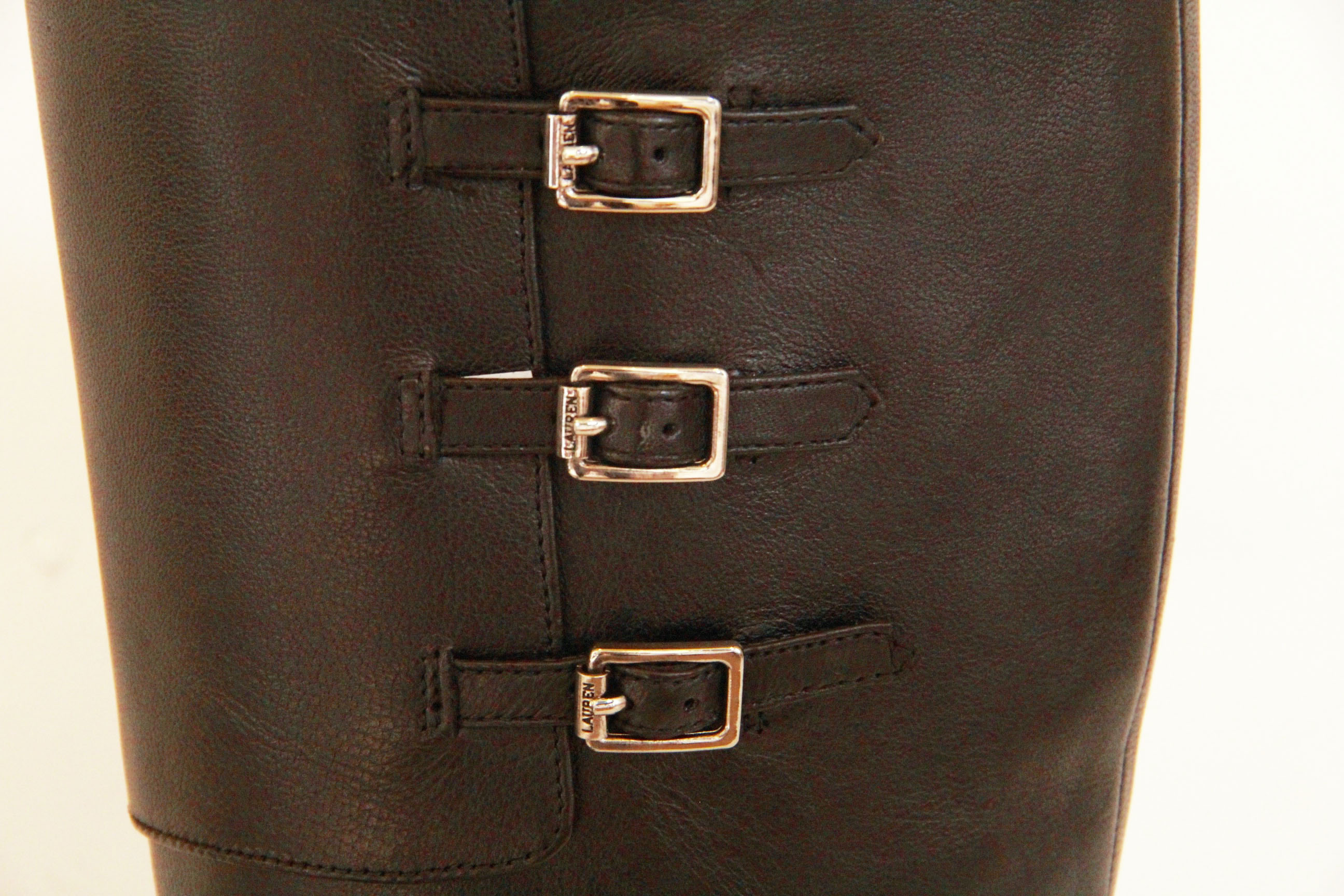 Ralph Lauren Women's Leather Boots, Size 6B