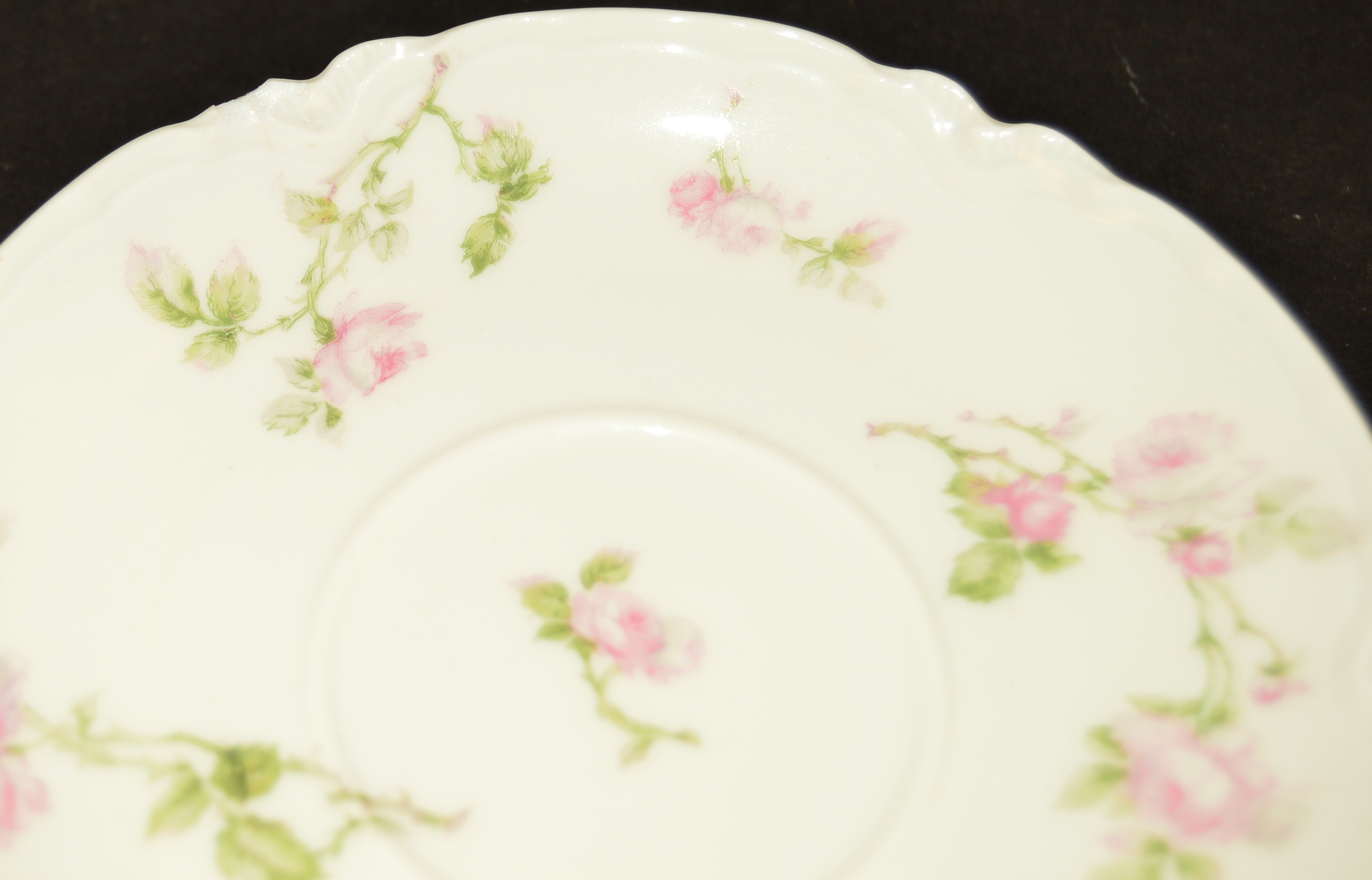 Antique Haviland Limoges Pink Rose Pattern China Collection