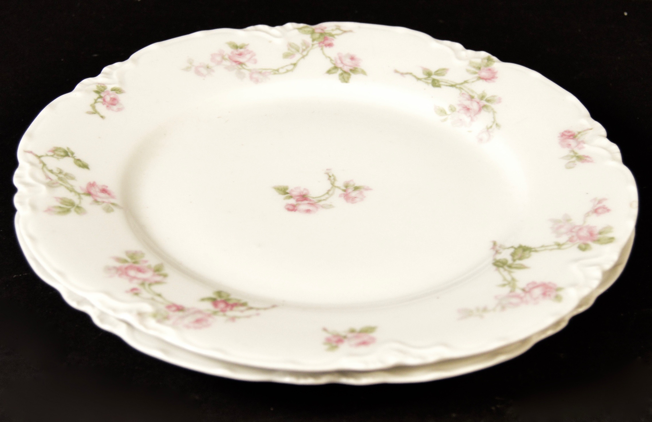 Antique Haviland Limoges Pink Rose Pattern China Collection