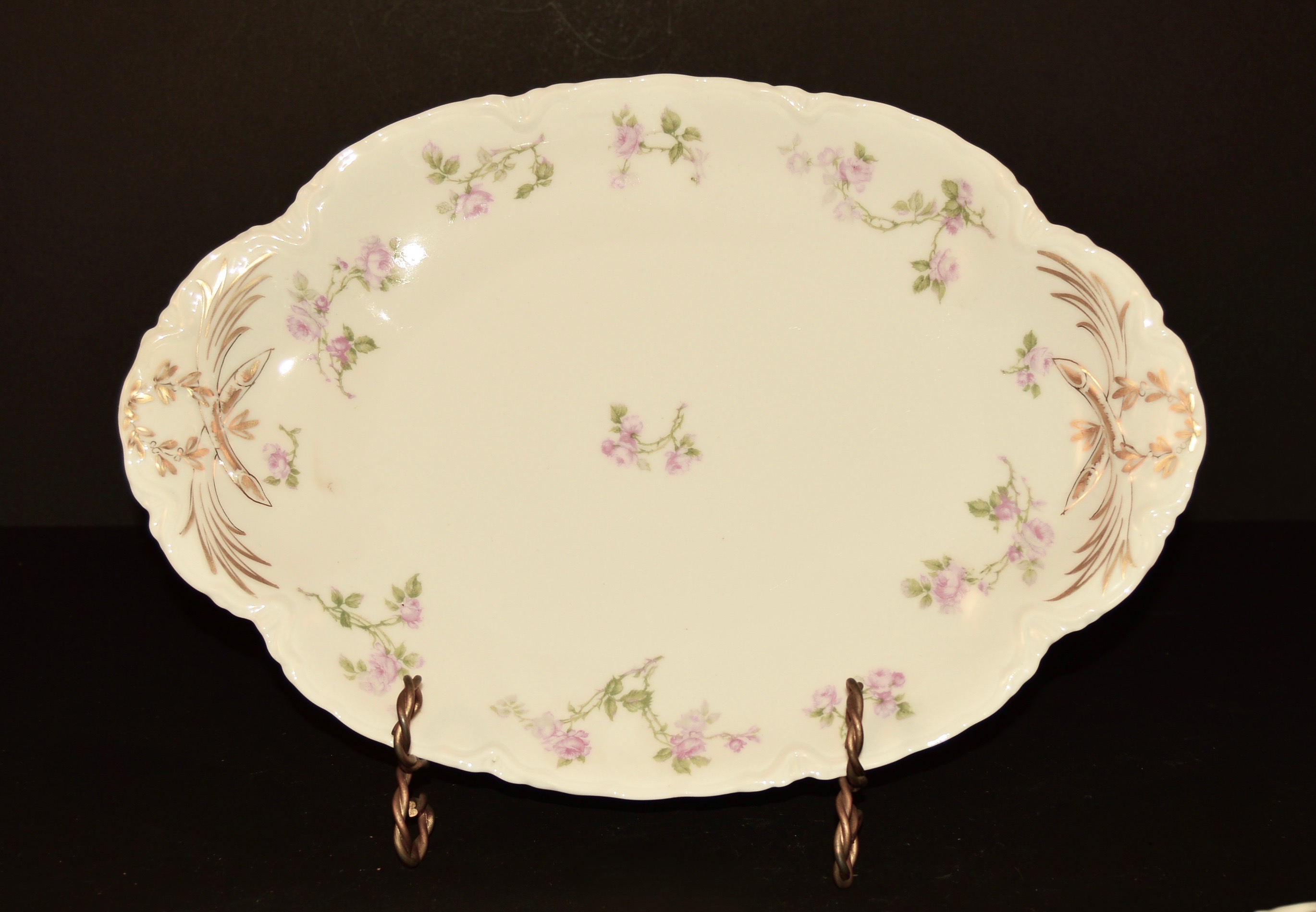 Antique Haviland Limoges Pink Rose Pattern China Collection