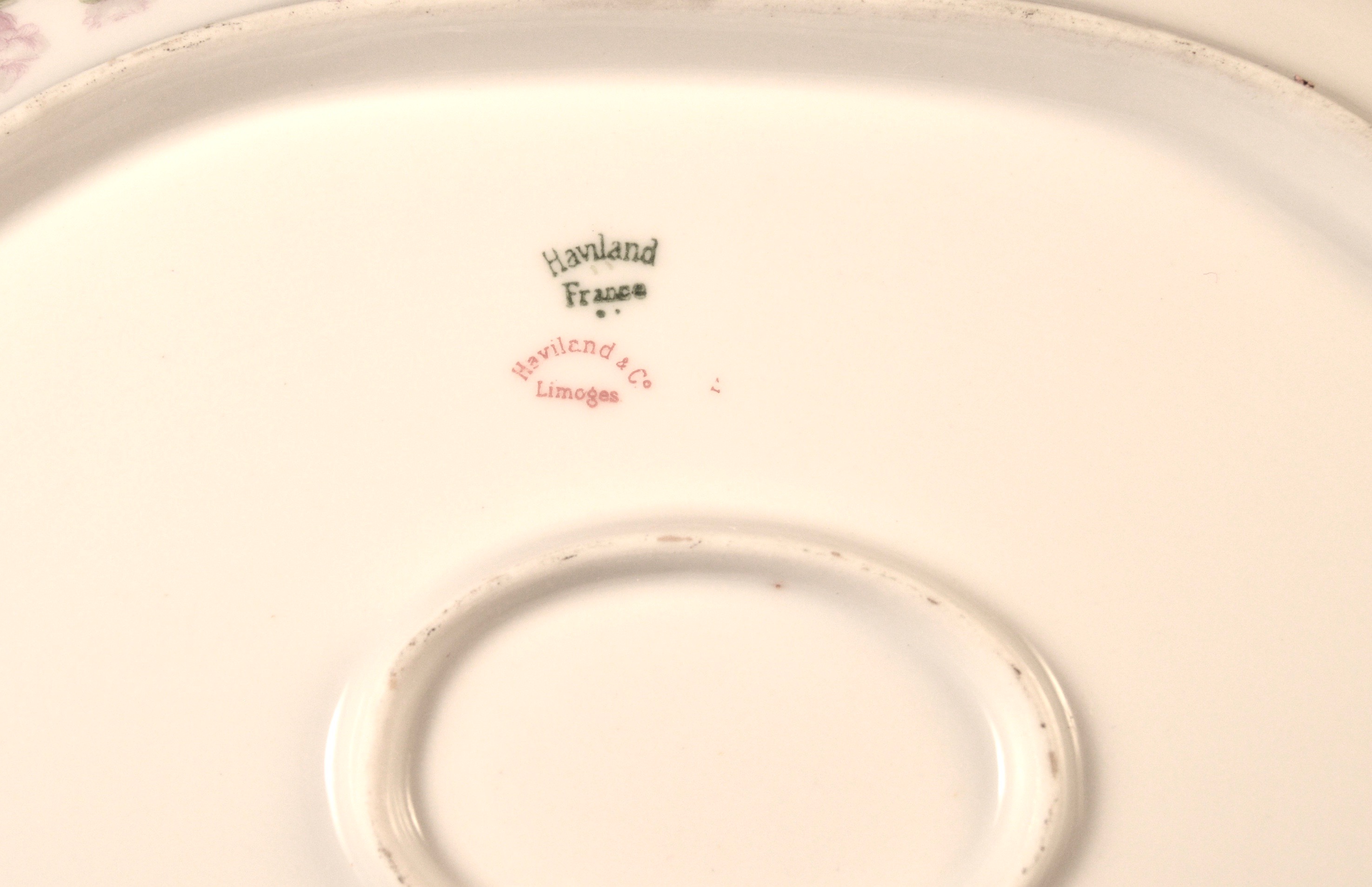 Antique Haviland Limoges Pink Rose Pattern China Collection