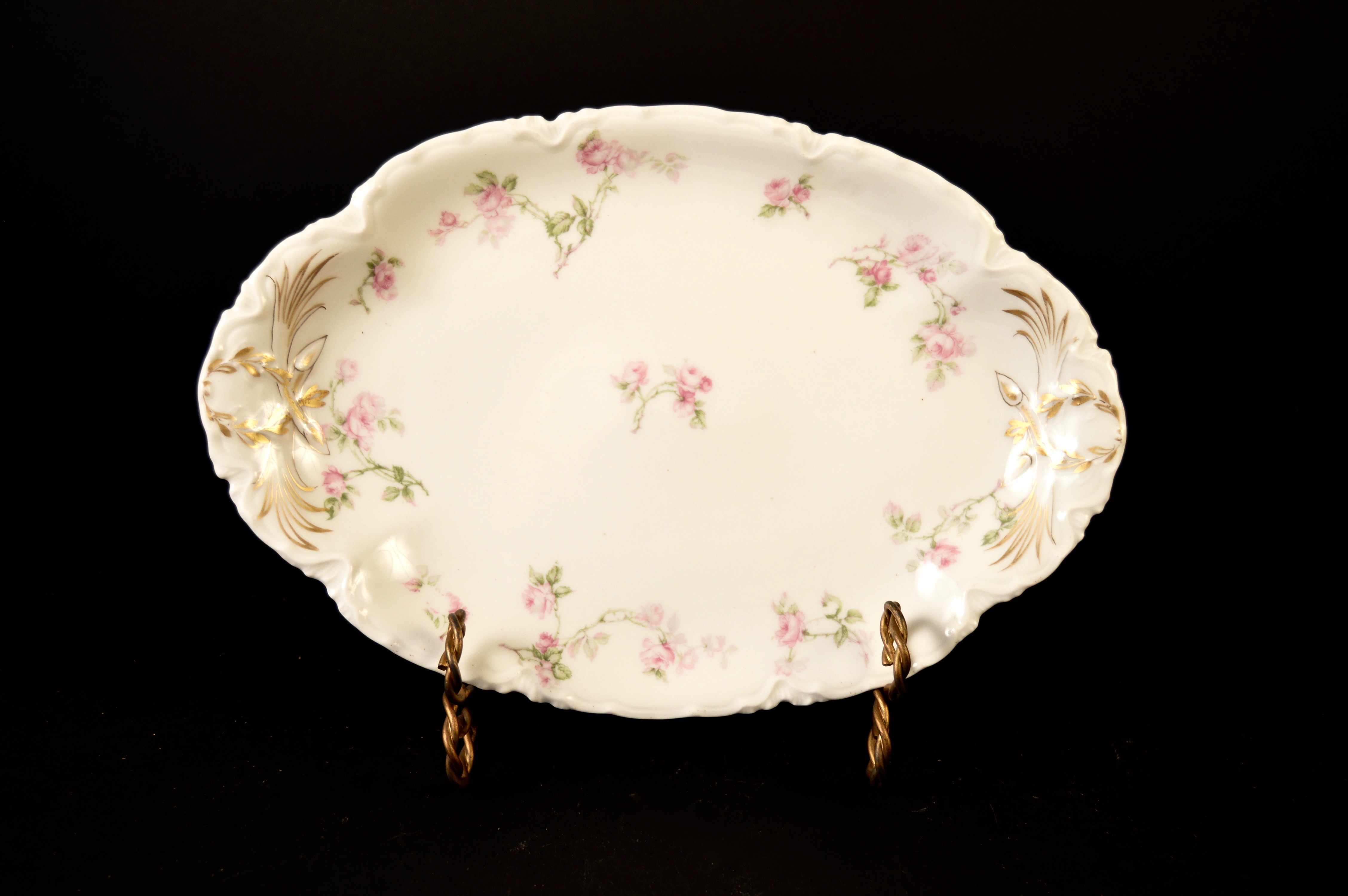 Antique Haviland Limoges Pink Rose Pattern China Collection