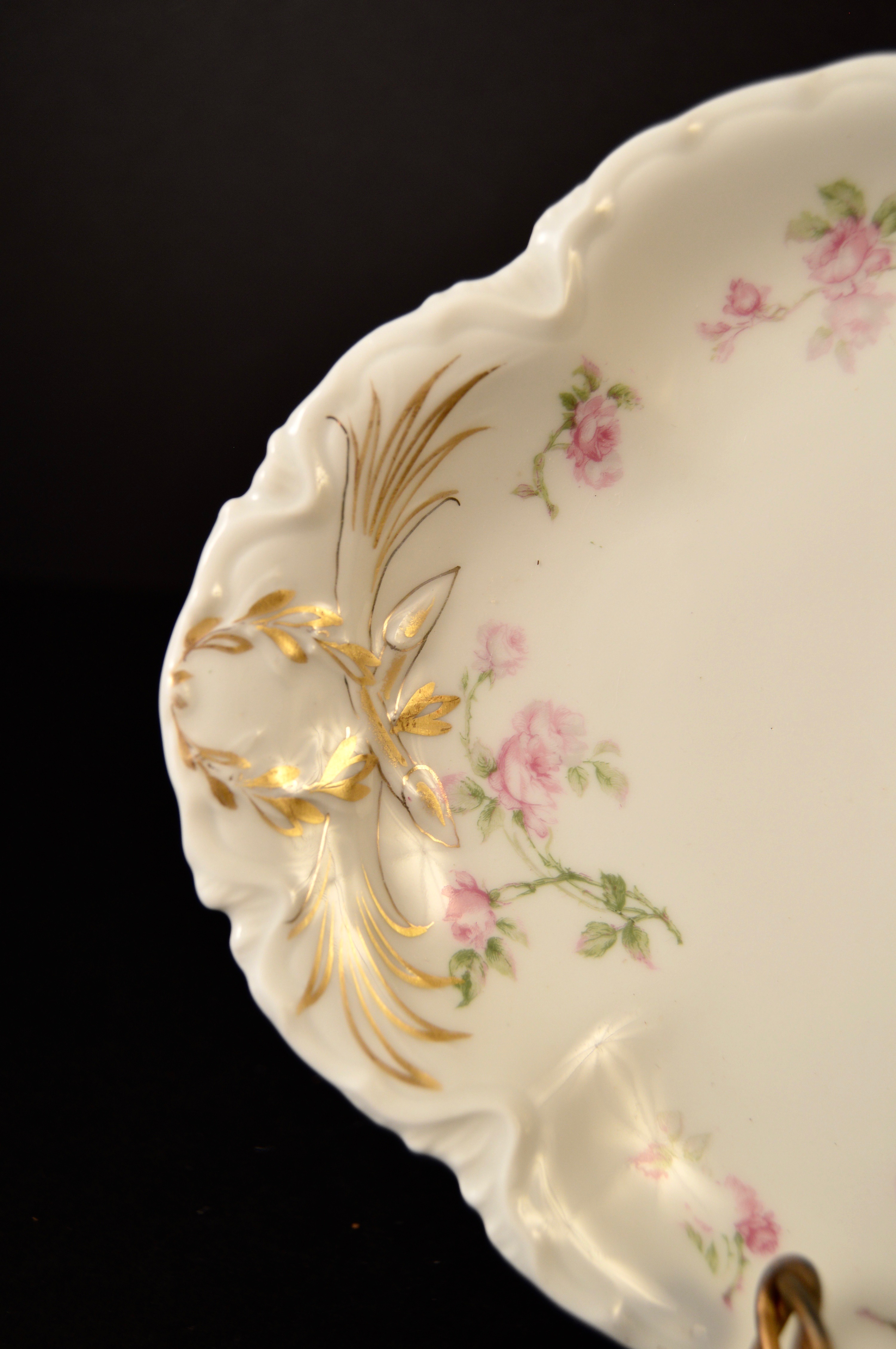 Antique Haviland Limoges Pink Rose Pattern China Collection